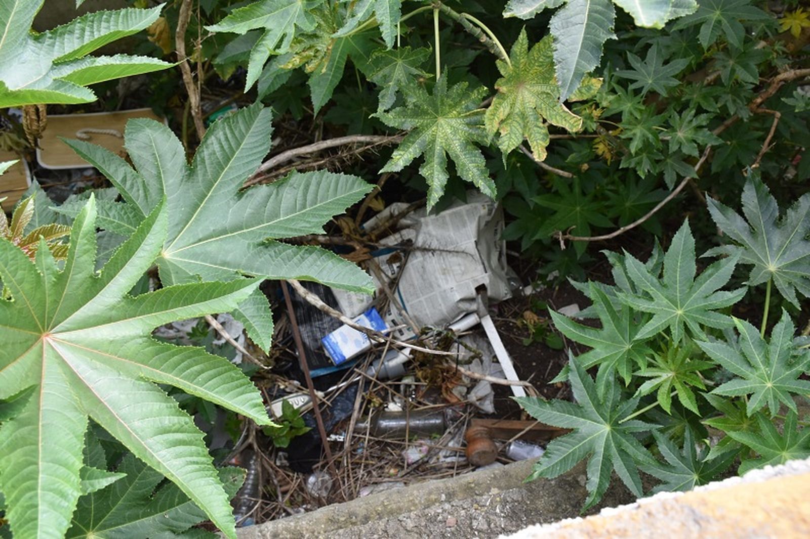 Vertedero ilegal de la calle Tetuán. / FOTO NICOL´S