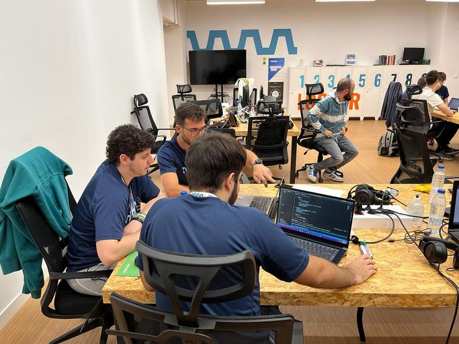 Emprendedores, en las dependencias de Ceuta Open Future/FOTO EL PUEBLO
