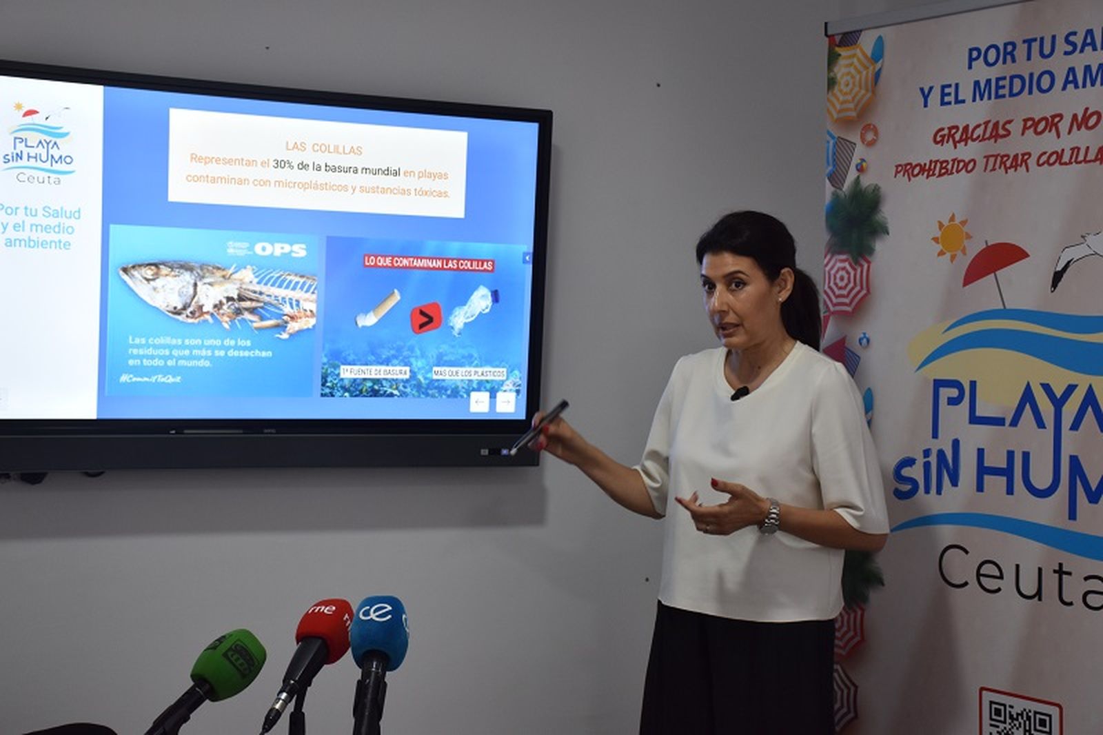 La responsable del Plan Sobre Drogas y Otras Conductas Adictivas (PSDOCA), Cleopatra R´kaina. / FOTO G.S.