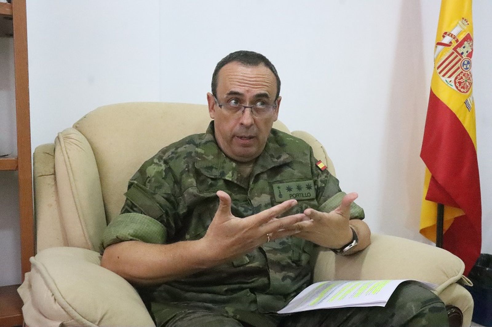 El coronel José María Jiménez Portillo, director del Centro Histórico Militar de Ceuta / FOTO REDUAN