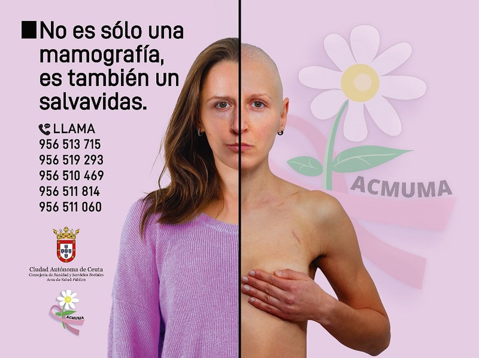 Cartel campaña prevención cáncer de mama ACMUMA | FOTO CEDIDA ACMUMA