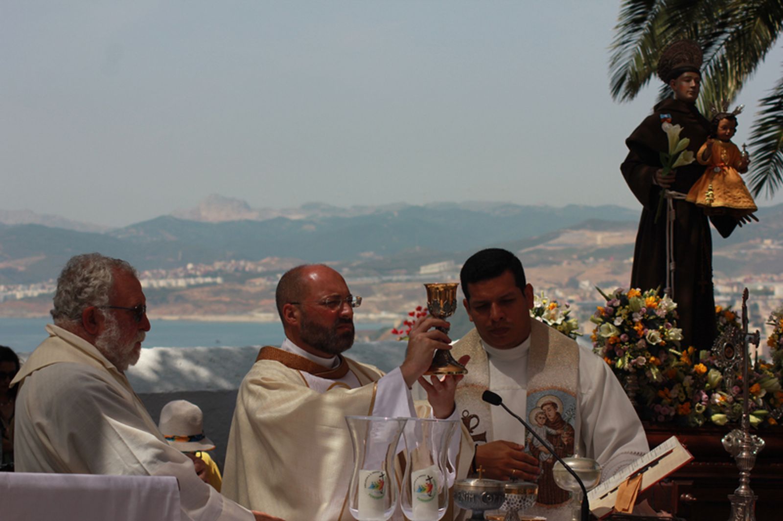 Momento de la Eucaristía. / FOTO S.C.