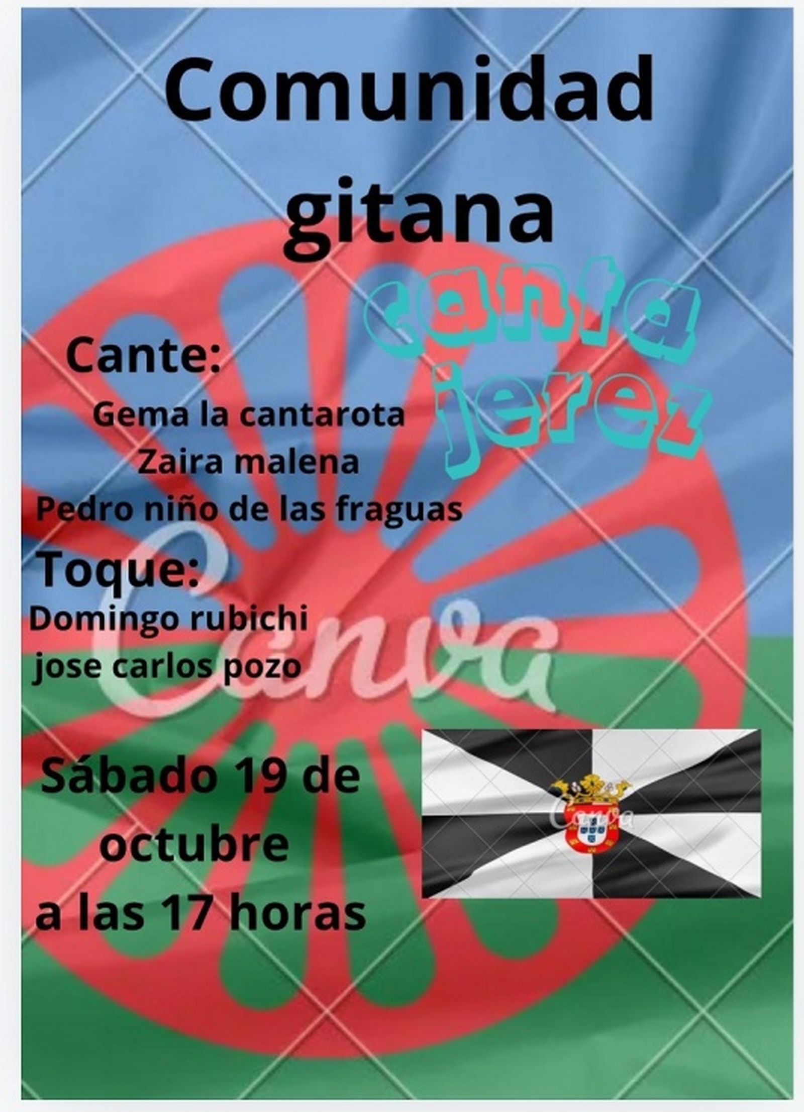Cartel comunidad gitana | FOTO CEDIDA