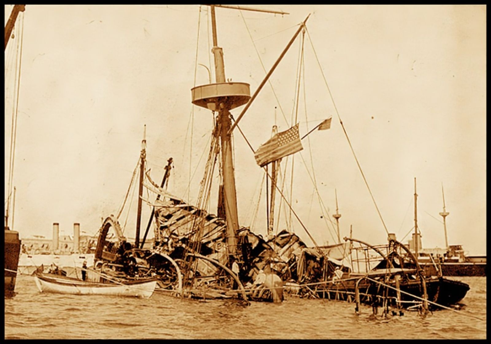 Hundimiento del Maine. / FOTO CEDIDA