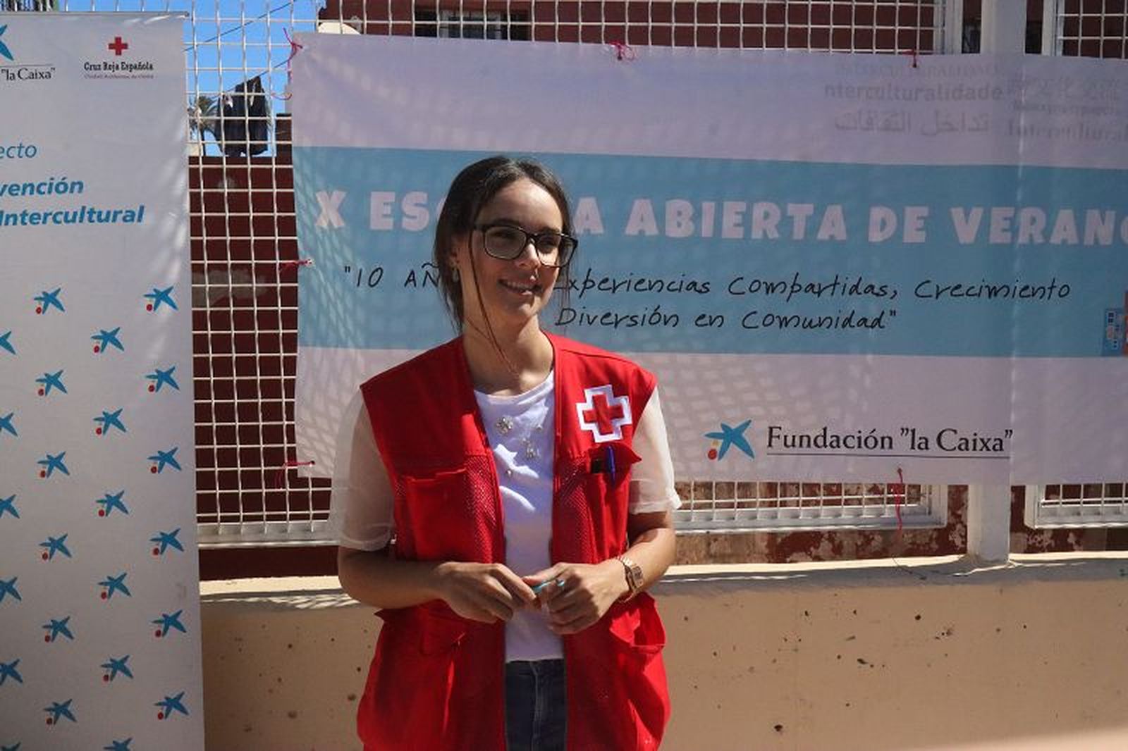 Nadia Lahsmi, técnica del Proyecto ICI en Cruz Roja Ceuta./ FOTO REDUAN