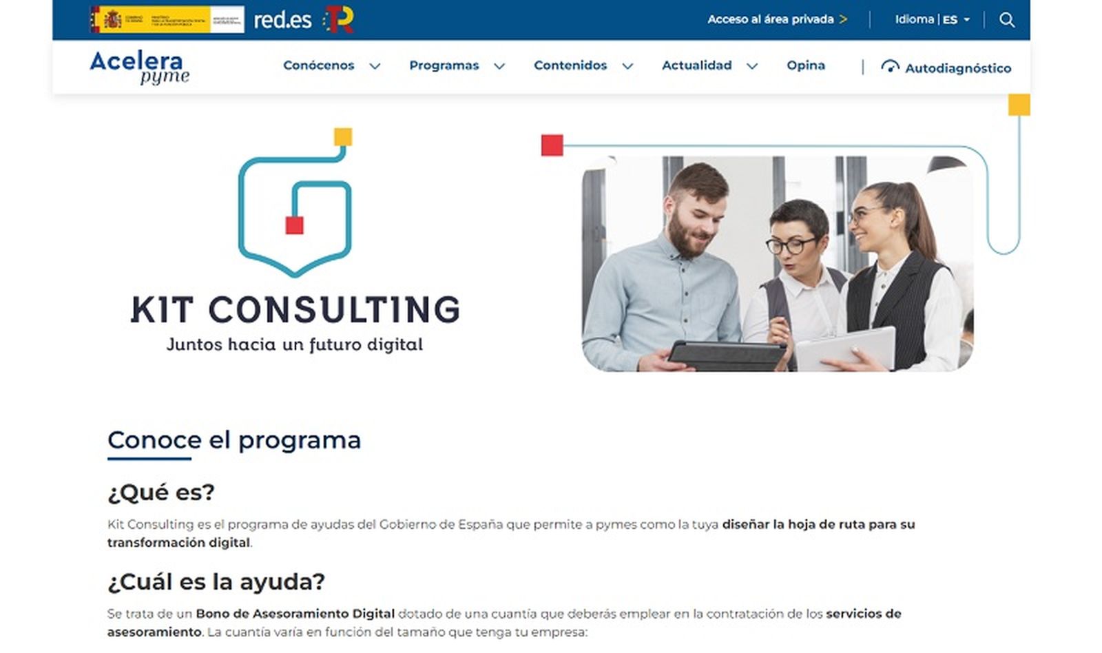Web Kit Consulting para Pymes | FOTO REPRODUCCIÓN
