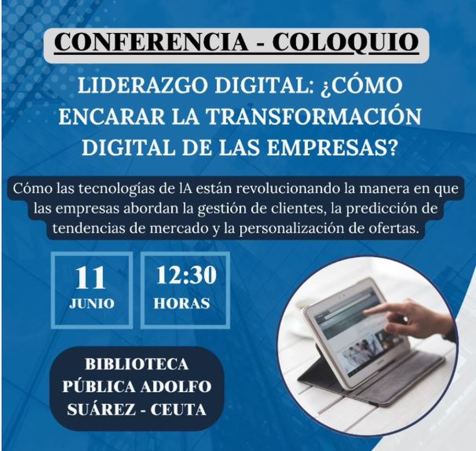 Cartel de la jornada / Cedida