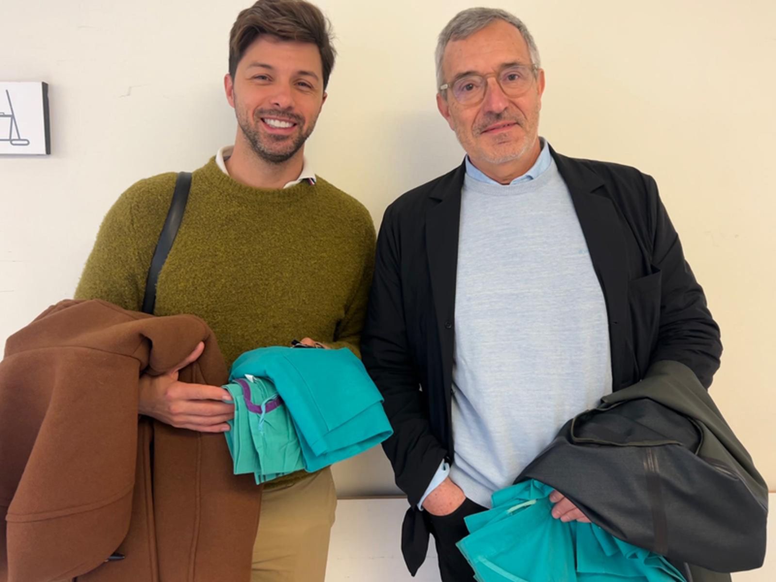 De izquierda a derecha: el ginecólogo del Hospital Virgen de la Arrixaca de Murcia, Pablo López, y el ginecólogo del Consorcio Sanitario de Terrasa, Albert Font. / FOTO G.S.