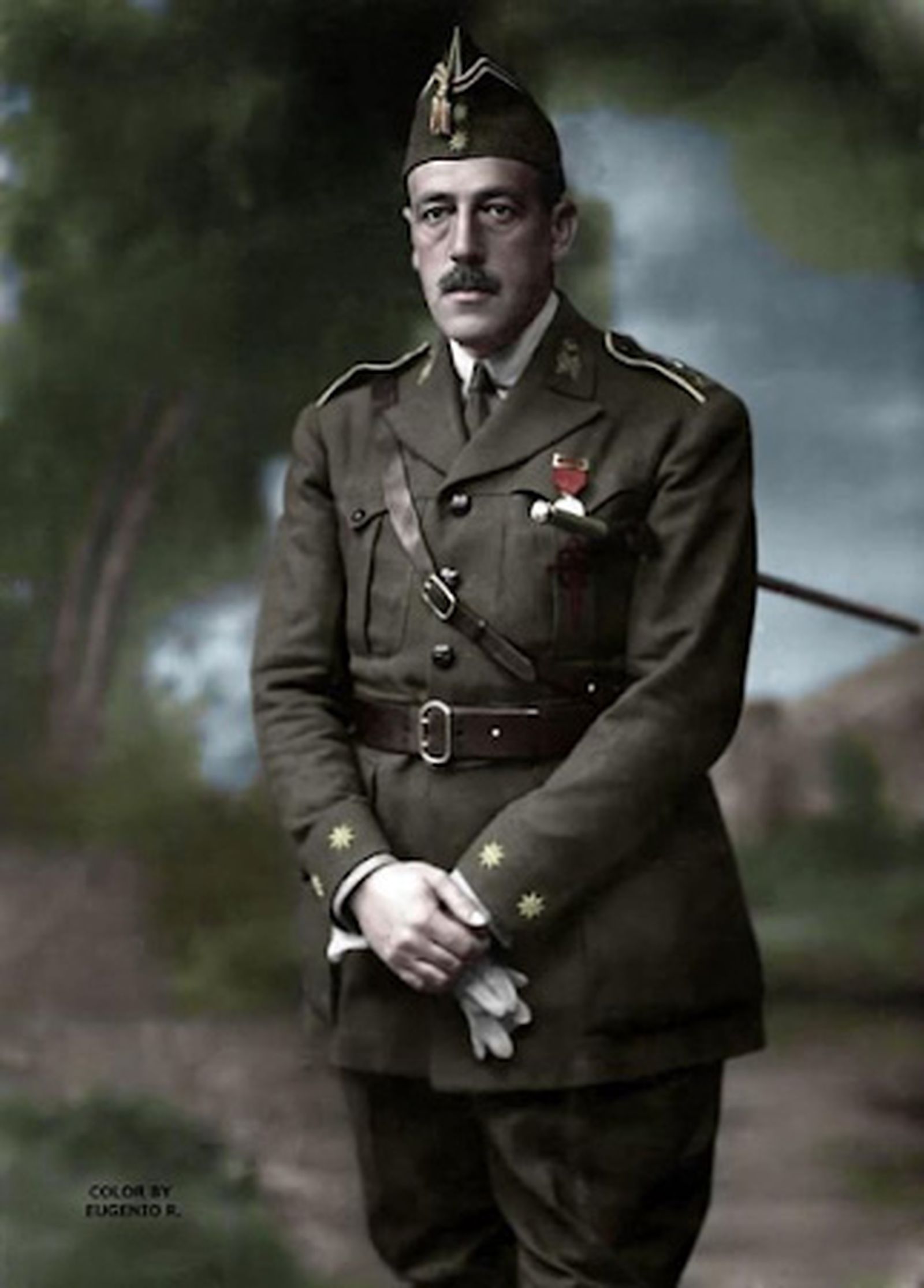 Teniente Coronel Valenzuela, Jefe del Tercio de Extranjeros. / FOTO CEDIDA