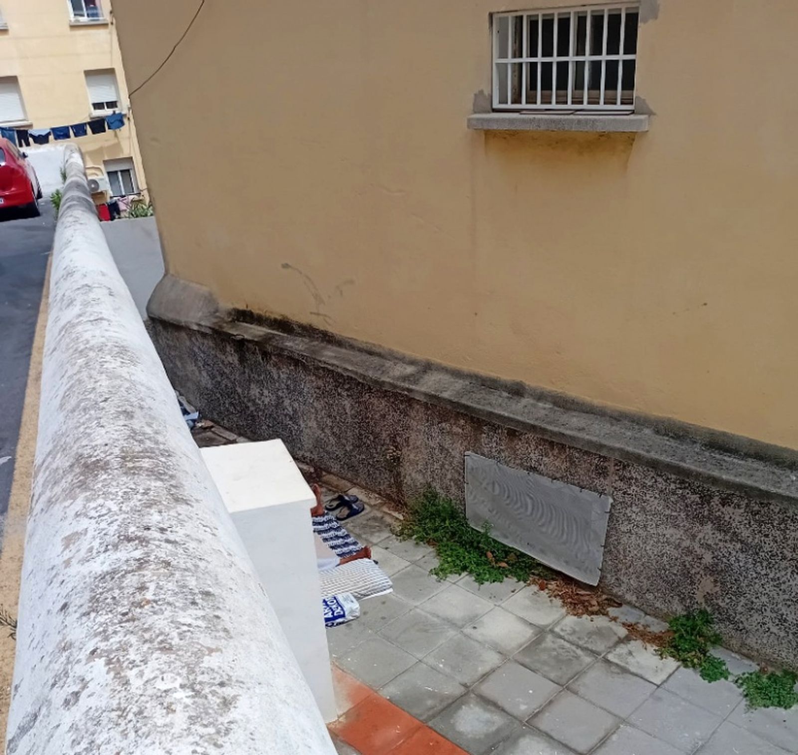 Lugar donde vivía el indigente / Archivo