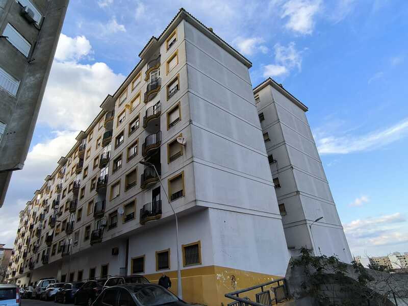 Fachada de las 108 viviendas, en Virgen de la Palma. / FOTO NICOL'S