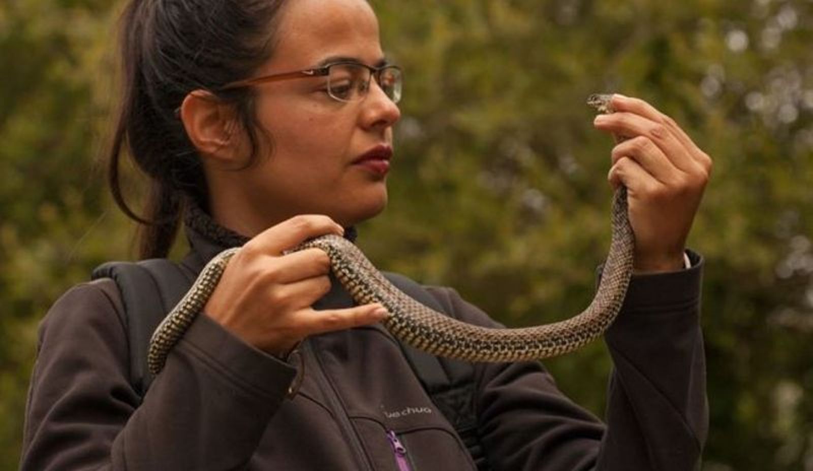 Davina Falcão, dibujante de las ilustraciones./ FOTO IEC