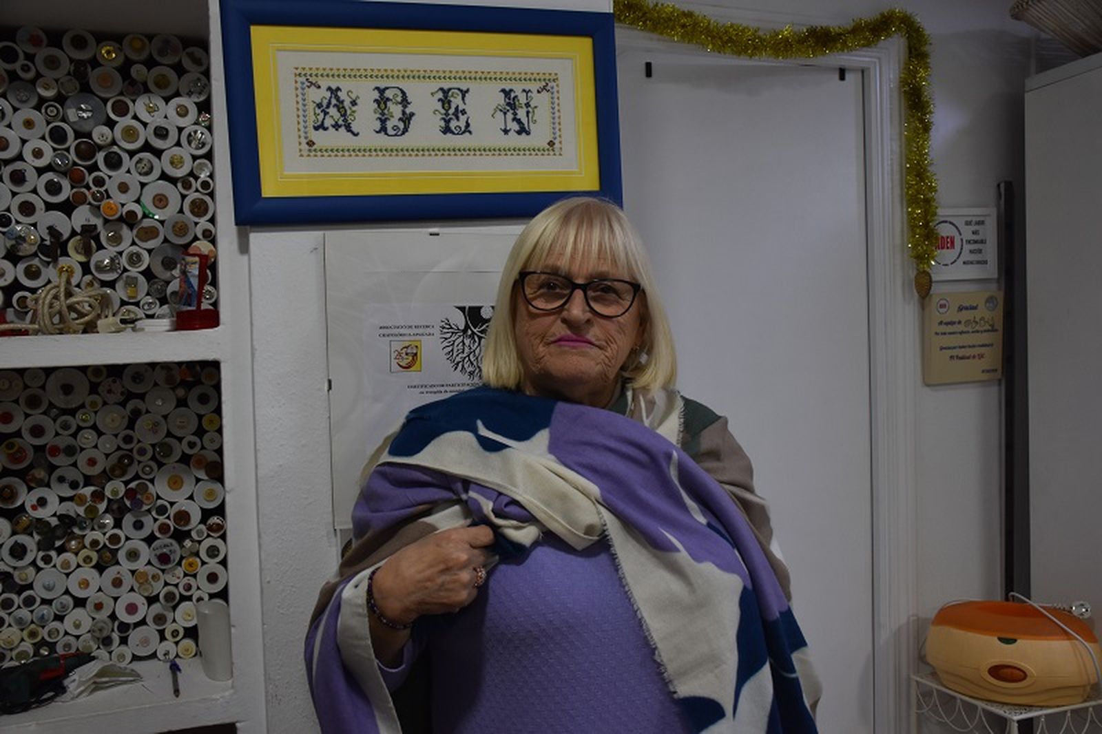 Rosario Ramos tiene Parkinson y lleva 3 años en ADEN. / FOTO G.S.