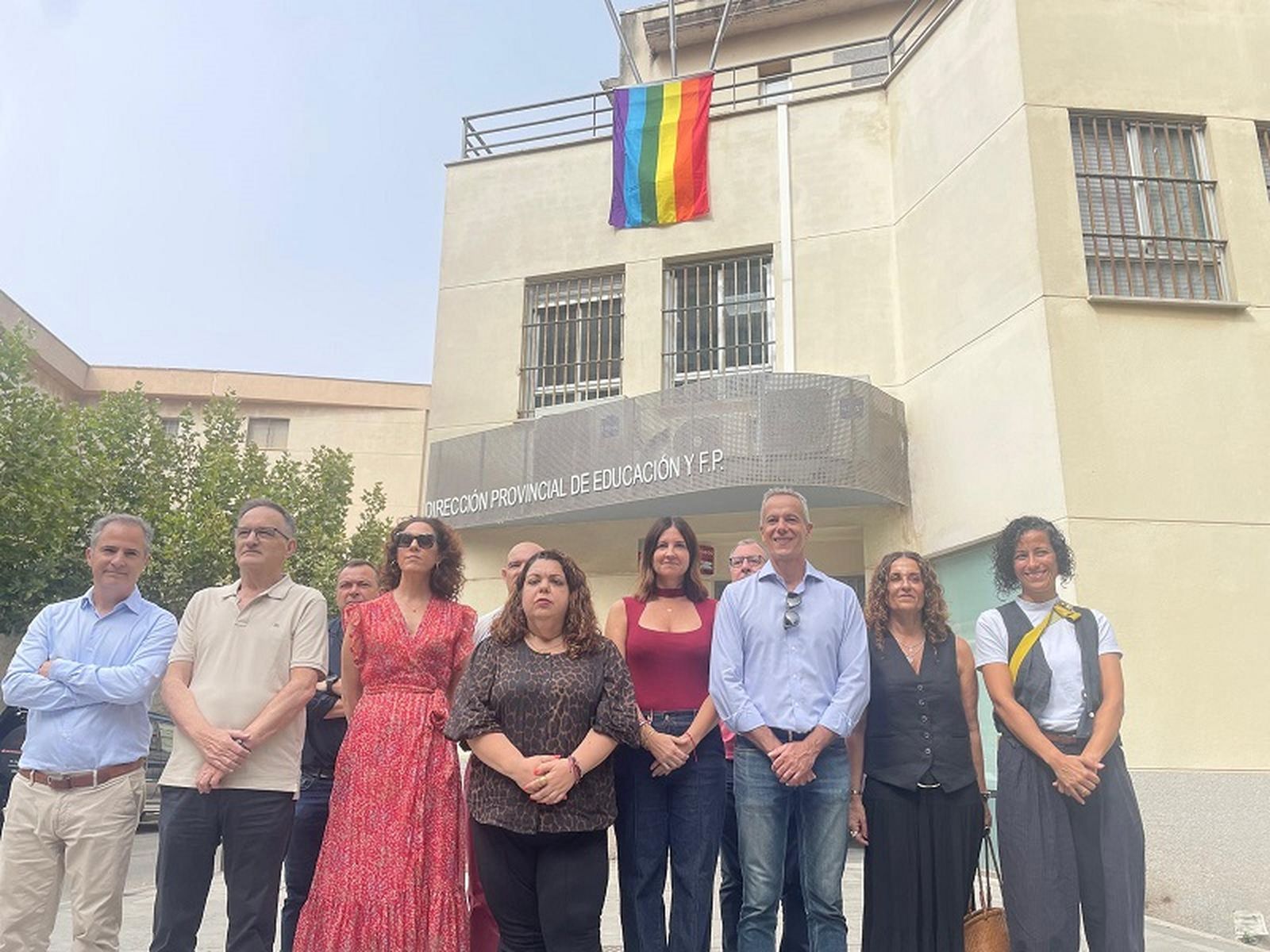 Delegación del Gobierno celebra el Día Nacional del Orgullo LGTBI. / FOTO REDUAN