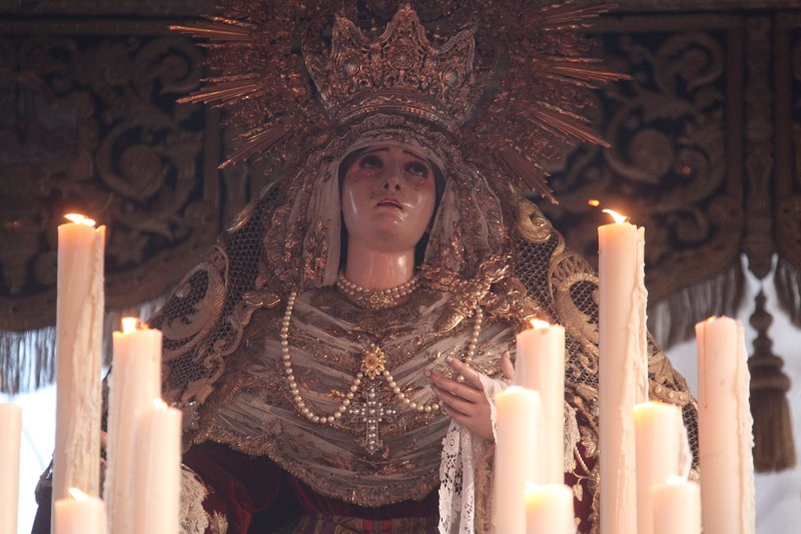 La Virgen de las Penas en una imagen de archivo. / FOTO REDUAN