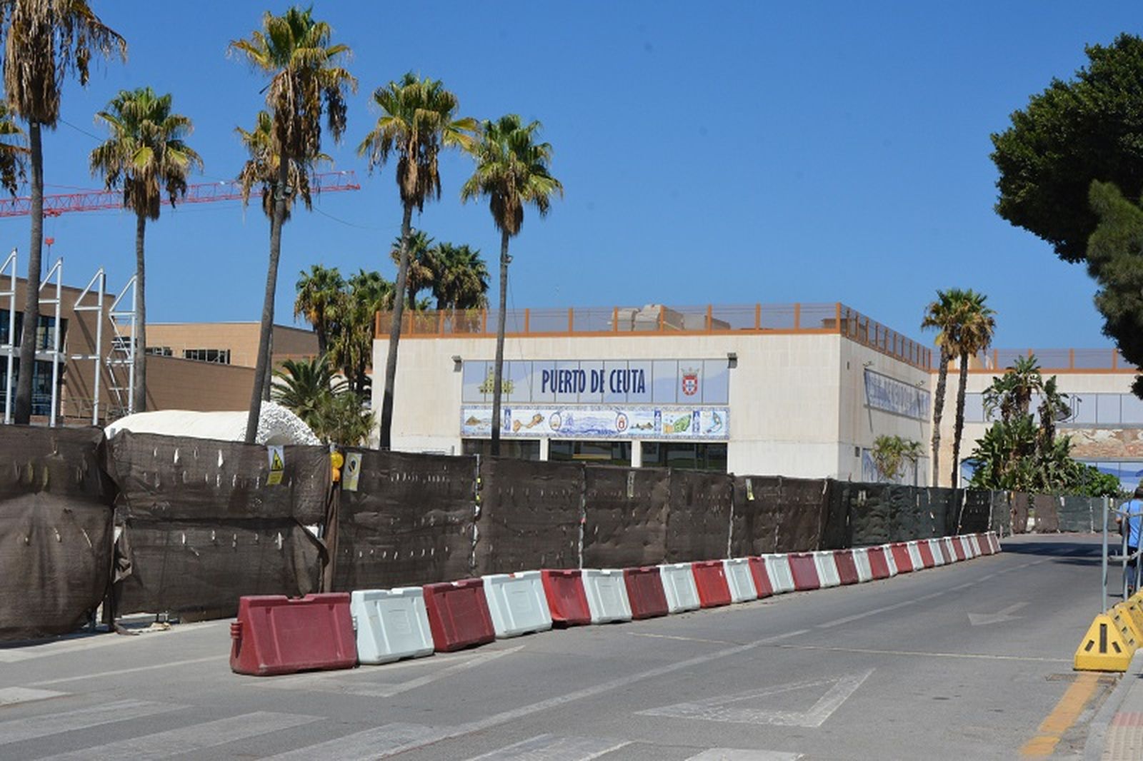 Estación Marítima de Ceuta en obras. / FOTO EL PUEBLO