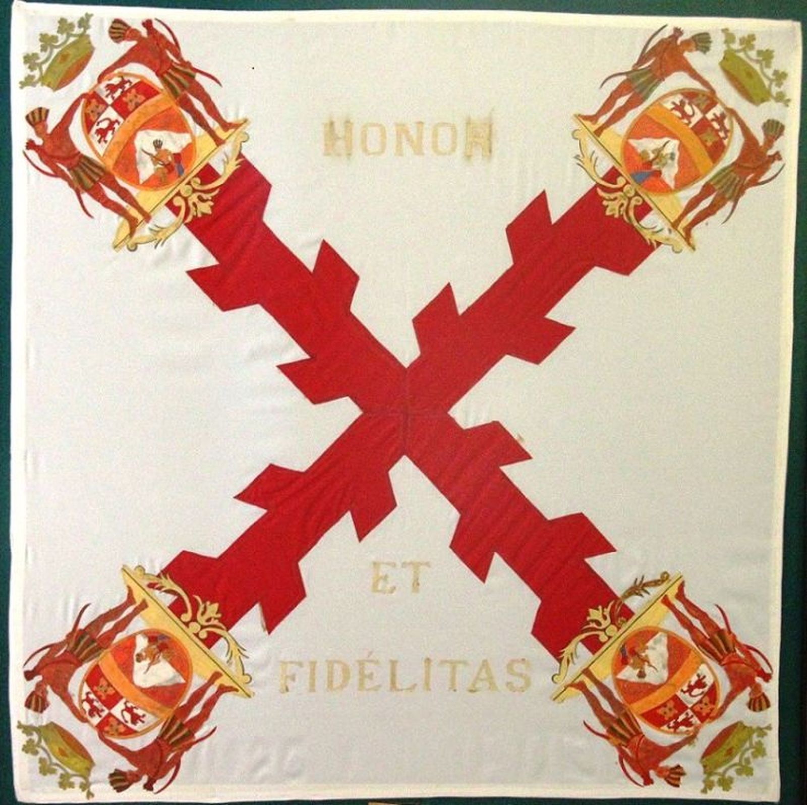 Escudo del Regimiento Fijo de Luisiana. / FOTO CEDIDA