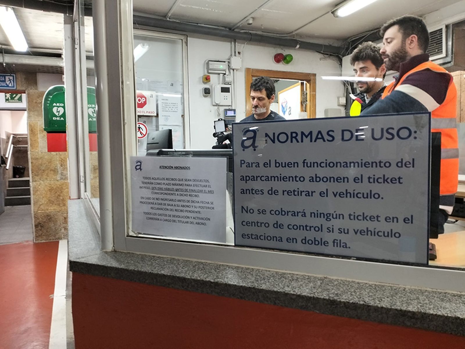 Cabina de atención a los usuarios/FOTO EL PUEBLO