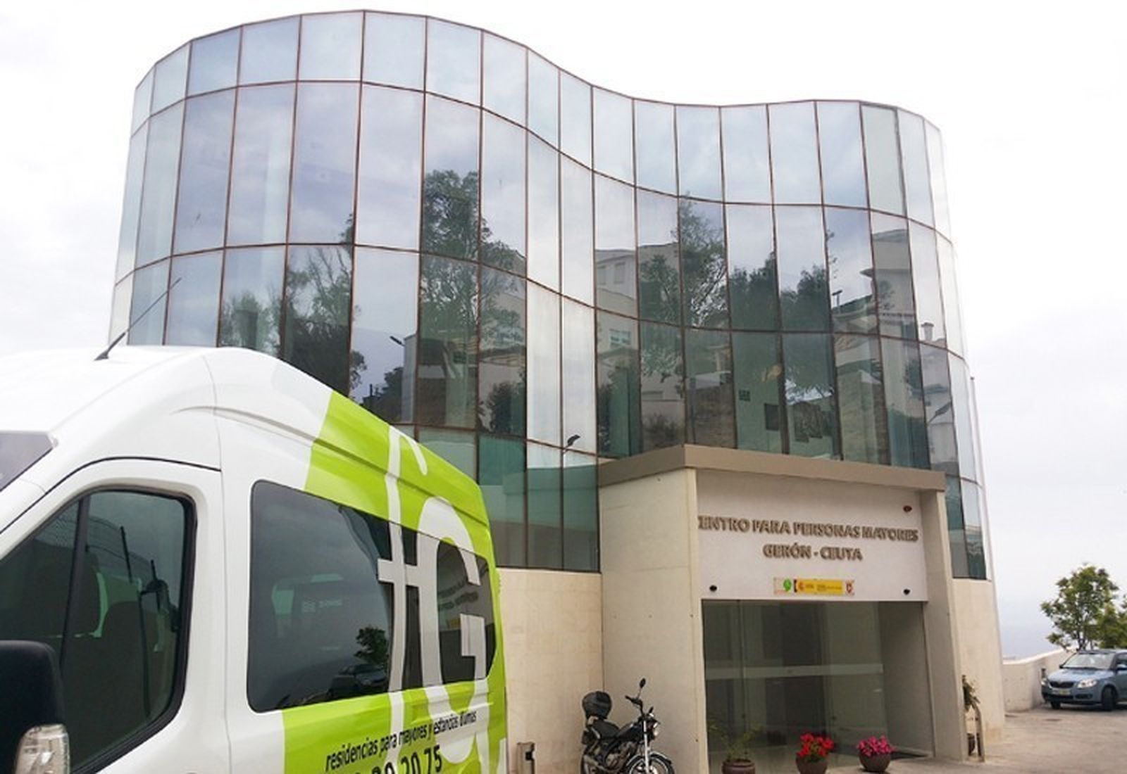 Fachada de la residencia de la Fundación Gerón en Ceuta. / FOTO EL PUEBLO