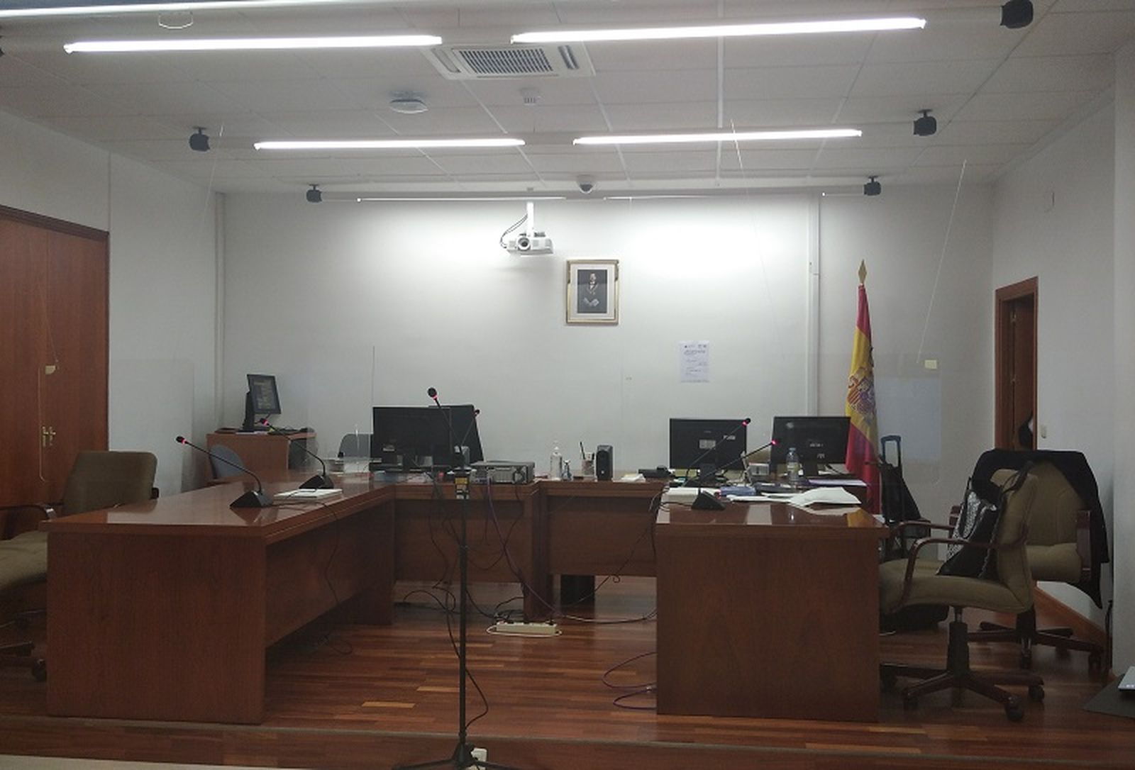 Imagen de archivo de la sala de vistas del Juzgado de lo Penal de Ceuta. / FOTO EL PUEBLO