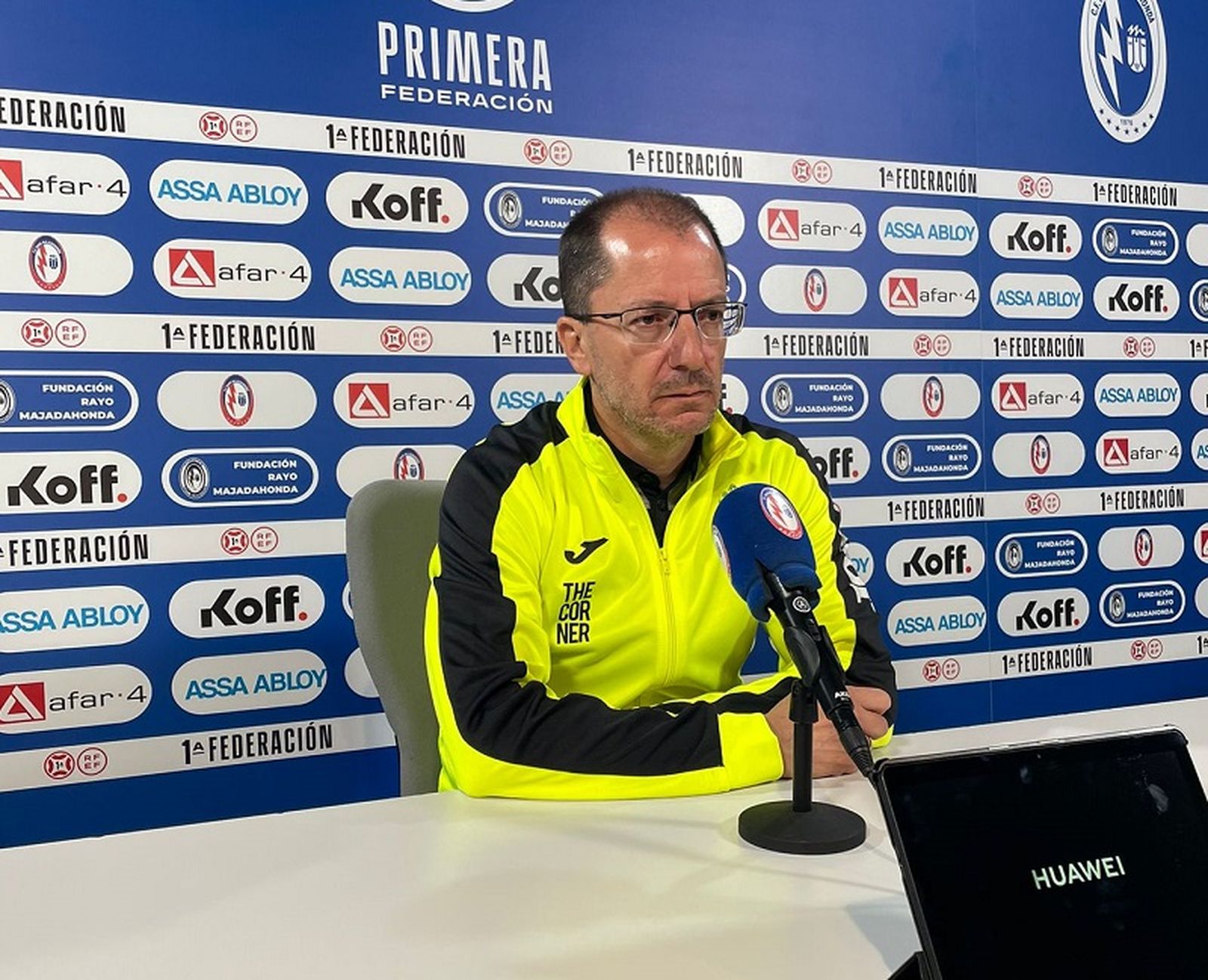 El sevillano, en la sala de prensa tras el partido. / FOTO CEDIDA
