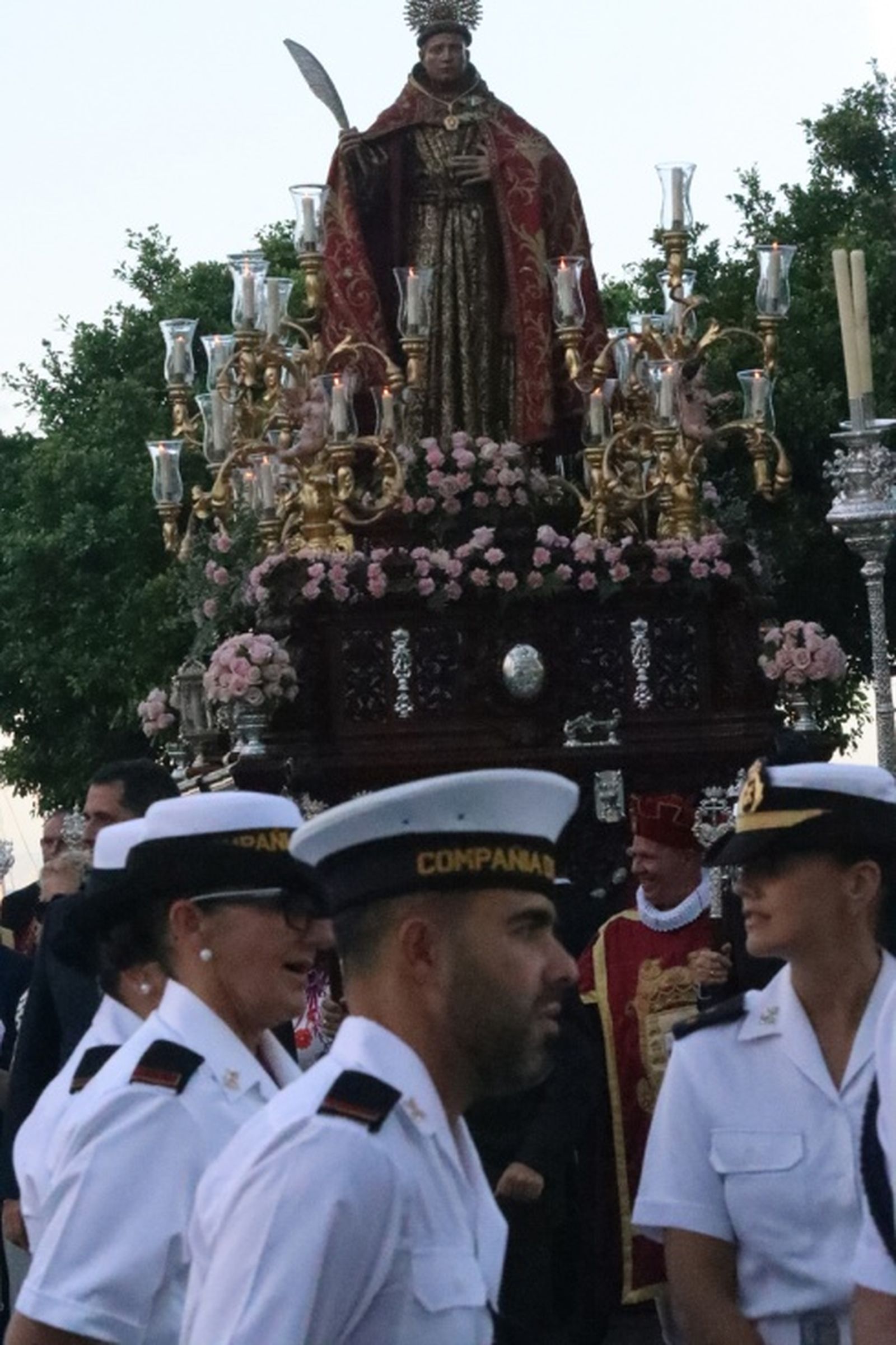Compañía de Mar, en la procesión de San Daniel | FOTO REDUAN