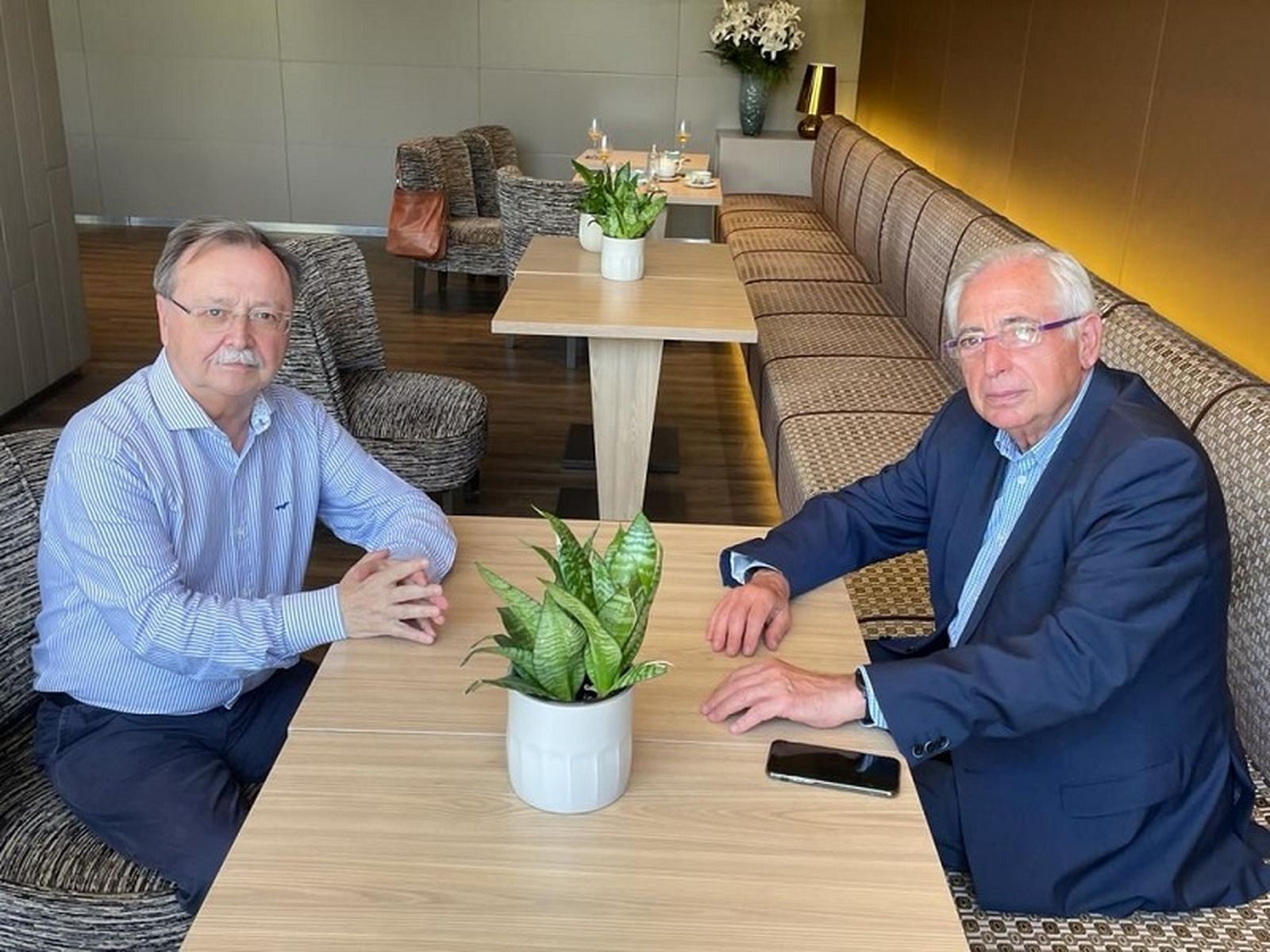 Juan Vivas y Juan José Imbroda, en una imagen de archivo/FOTO CEDIDA