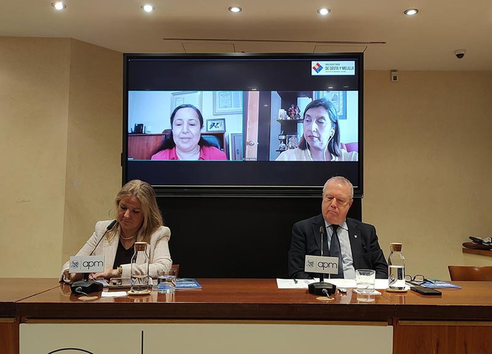 Un momento del acto de presentación del informe celebrado en Madrid/FOTO OCyM