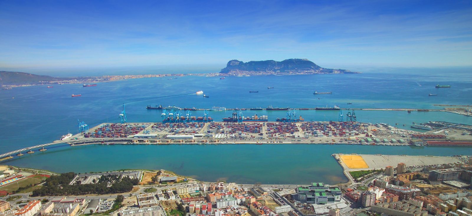 Vista del puerto de Algeciras/AYUNTAMIENTO DE ALGECIRAS