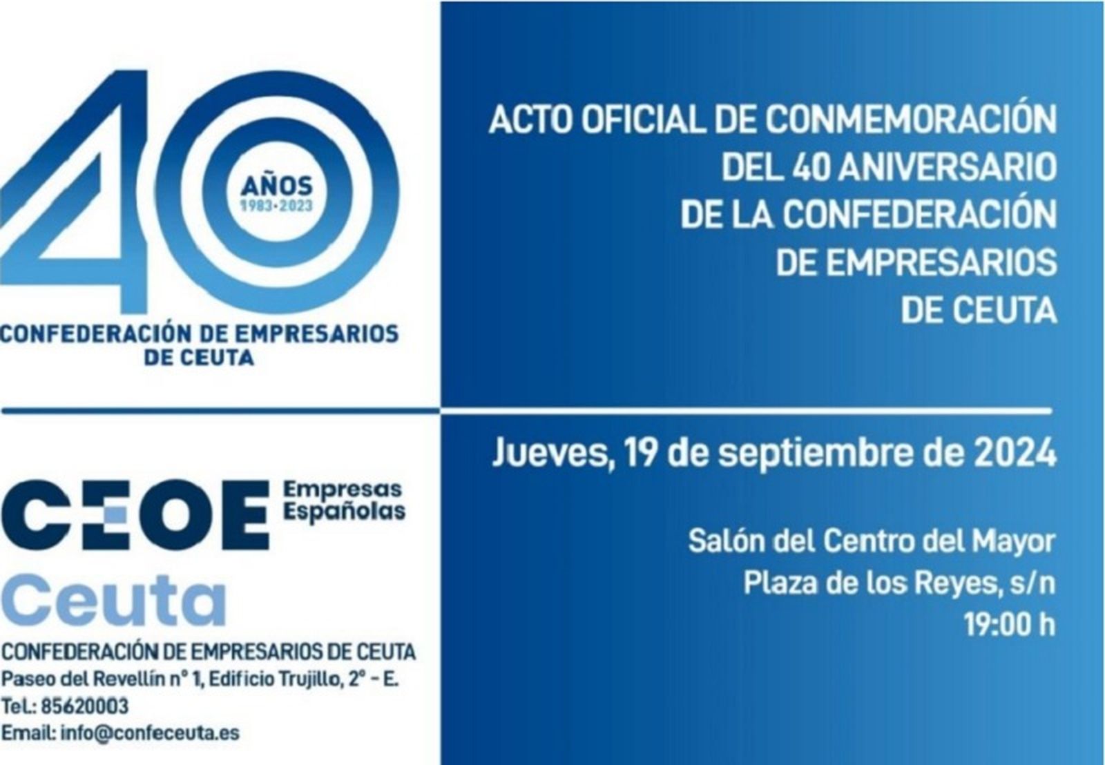 Cartel aniversario CECE | FOTO REPRODUCCIÓN