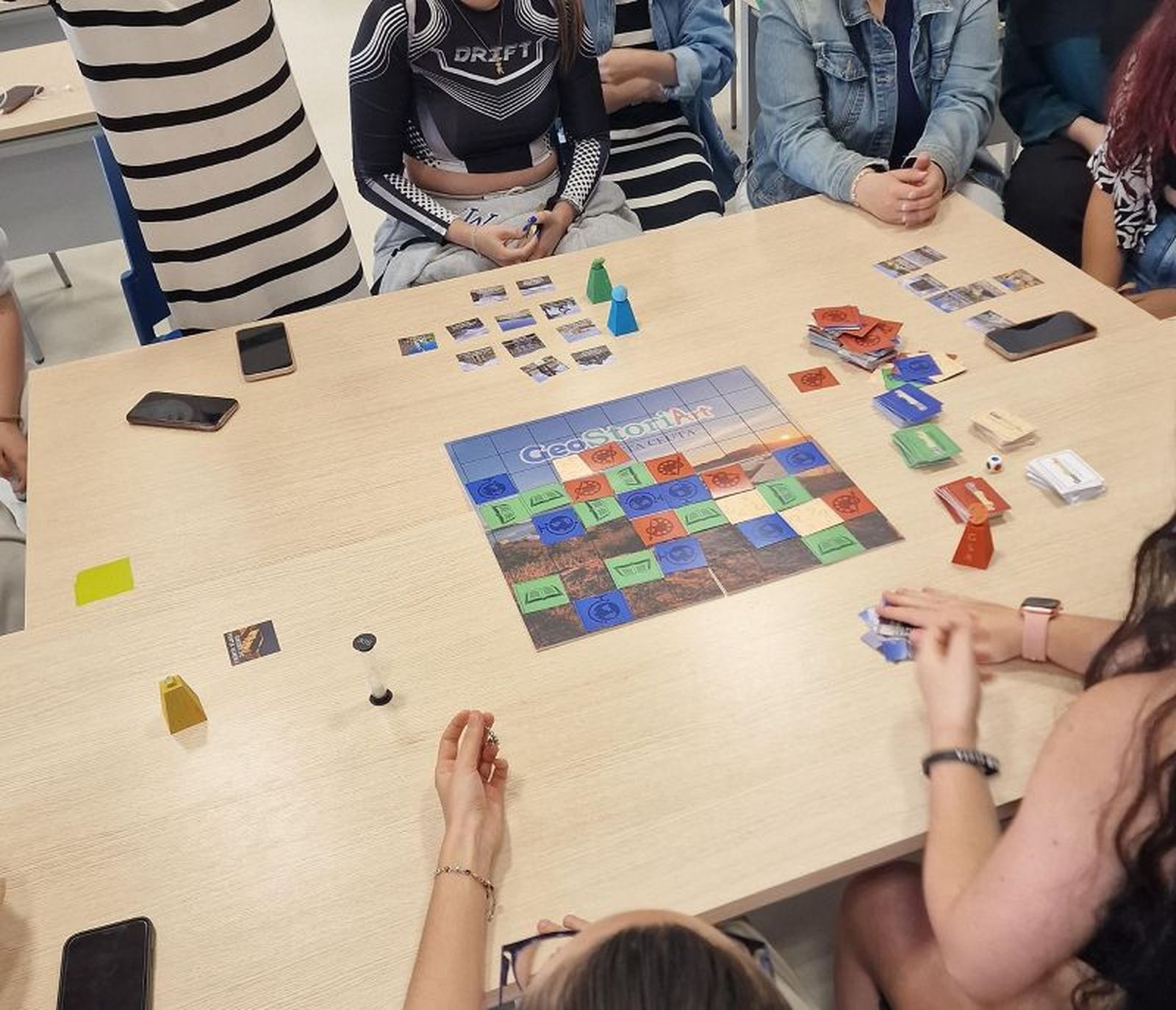 Partida de ‘GeoStoriArt - Conquista Ceuta, correspondiente a una de las pruebas piloto realizadas con estudiantes. / FOTO CEDIDA