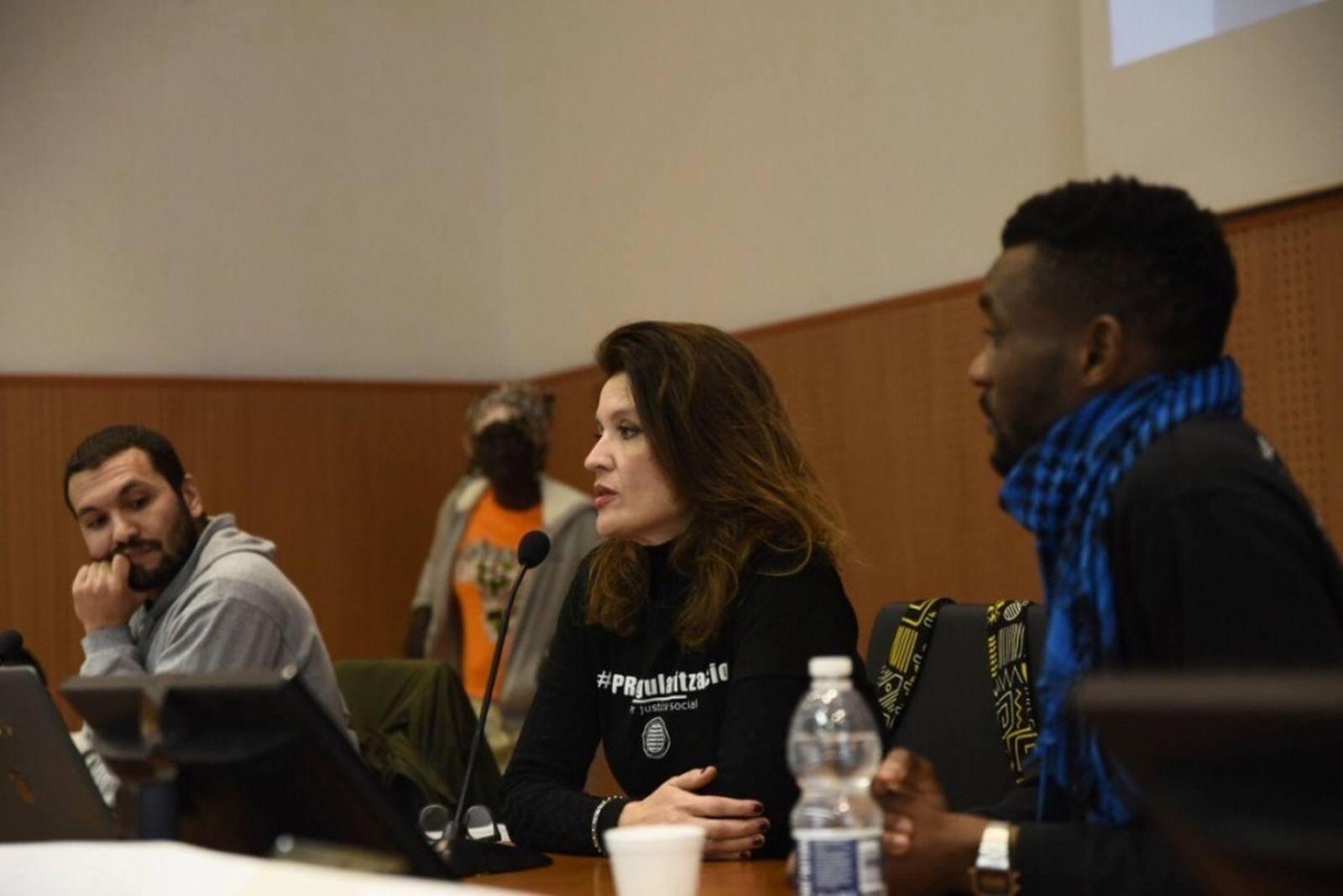 La integrante del Comité de Cataluña de Regularización Ya, Vivi Alfonsín. / FOTO CEDIDA