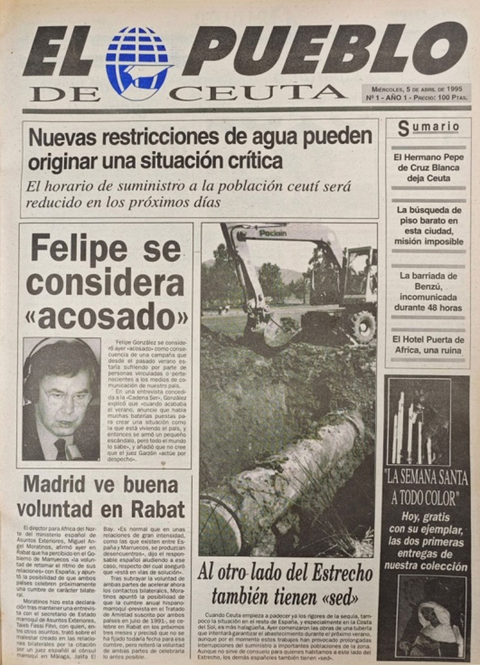 PORTADA EL PUEBLO DE CEUTA HACE 30 AÑOS. / HEMEROTECA