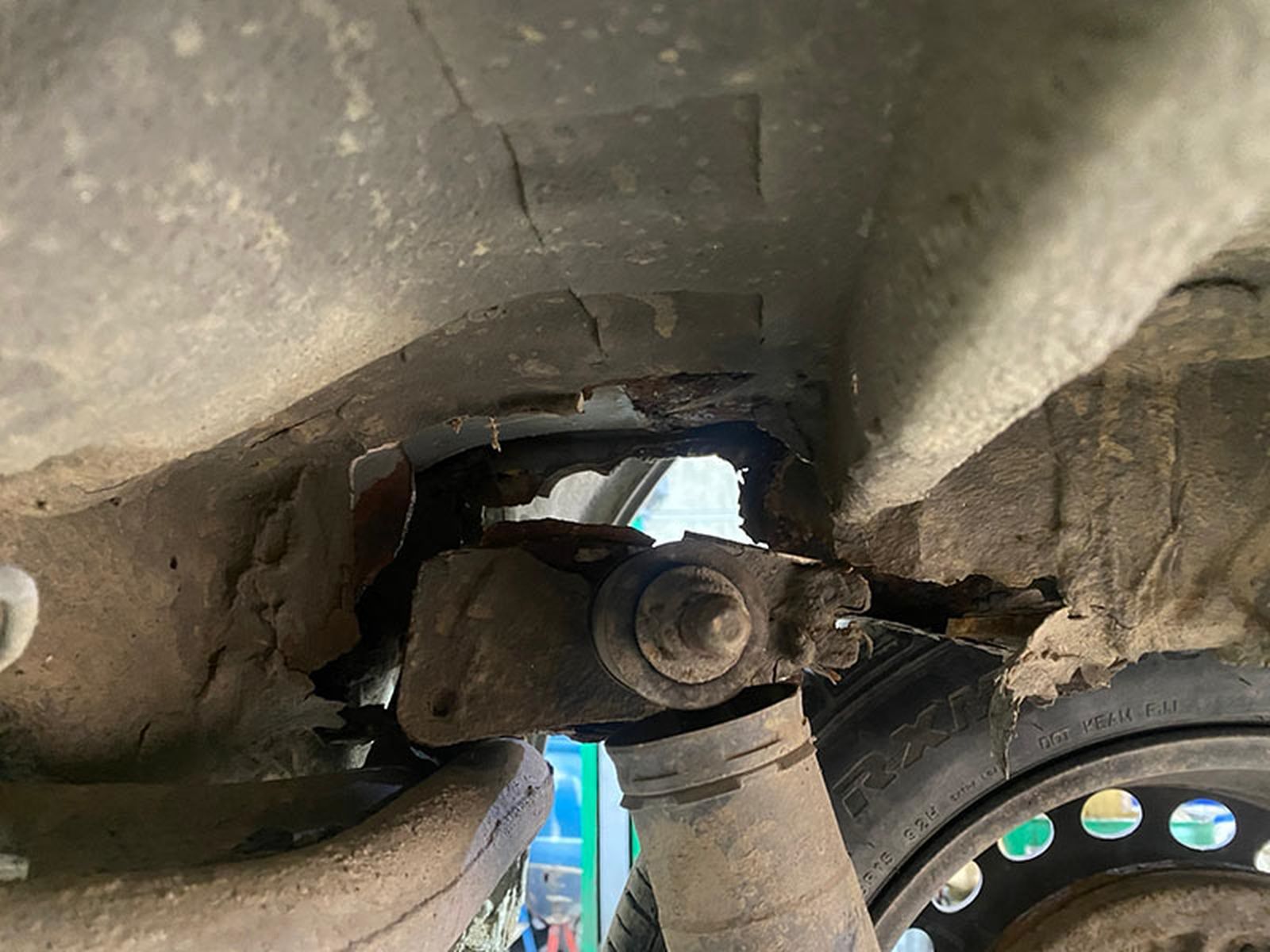 Imagen del estado de los vehículos facilitada por los trabajadores/FOTO CEDIDA