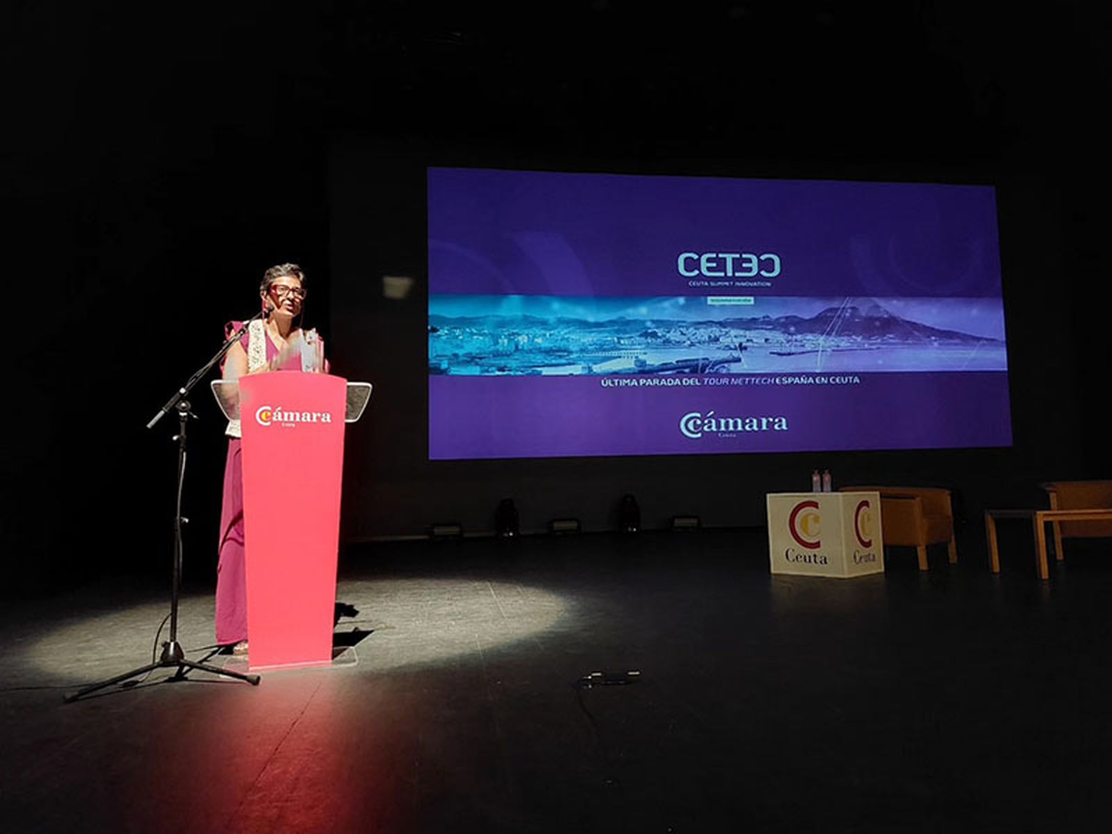 La consejera Kissy Chandiramani, durante su intervención en el acto/FOTO CEDIDA