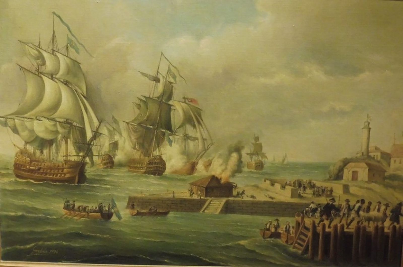 La destrucción de Portobelo.