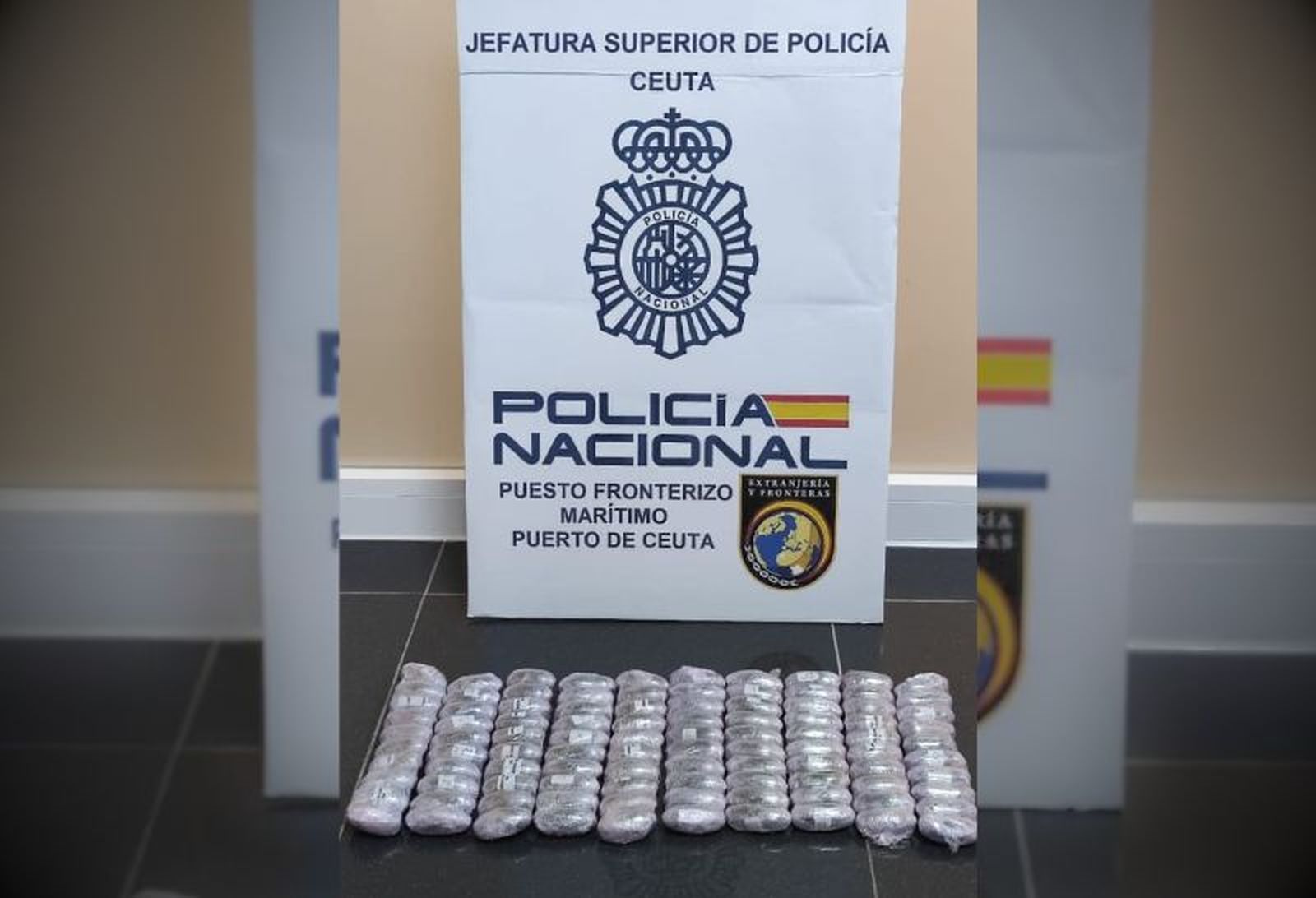 Droga intervenida. / FOTO CNP