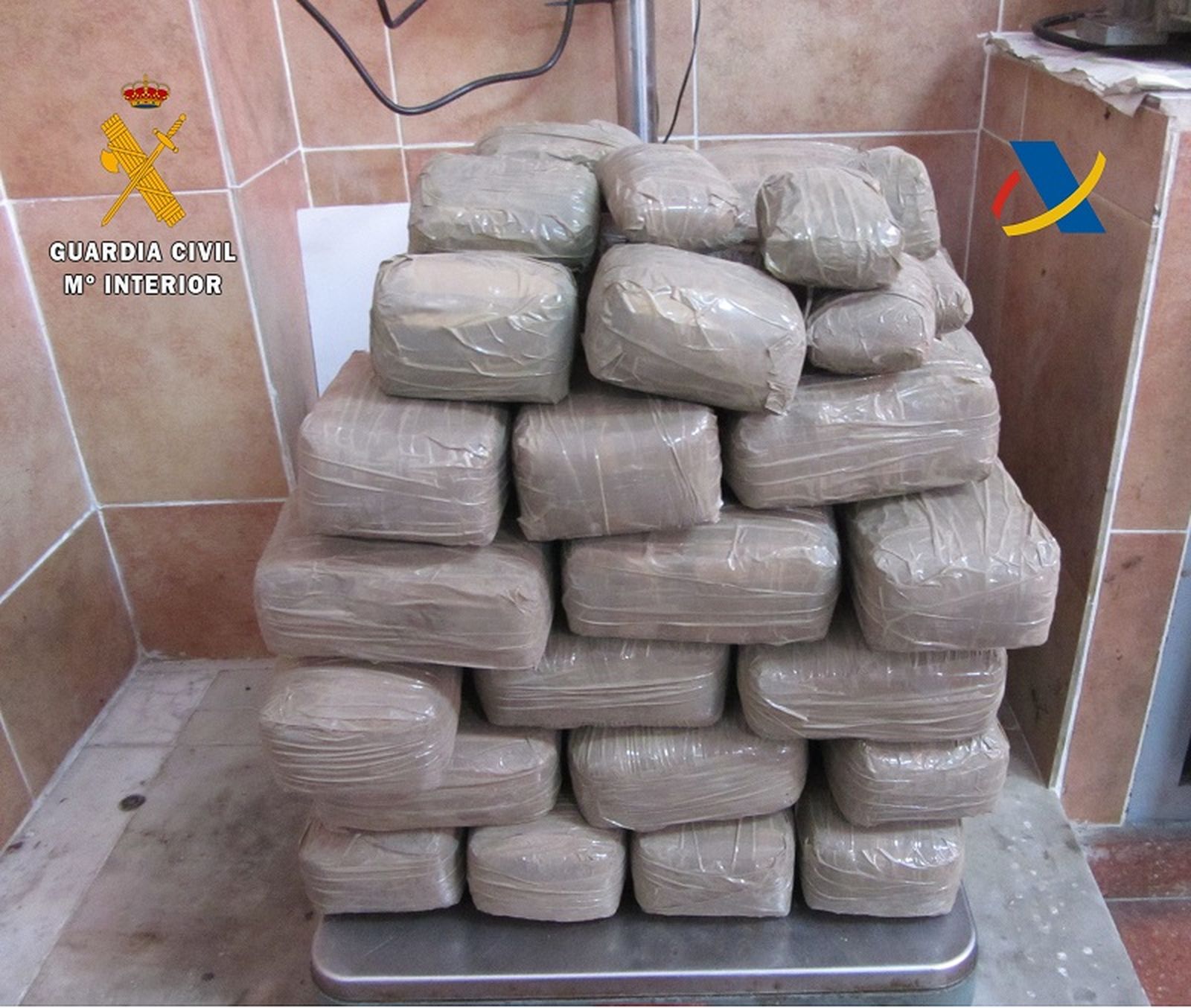 Hachís incautado en el Puerto. / FOTO GC