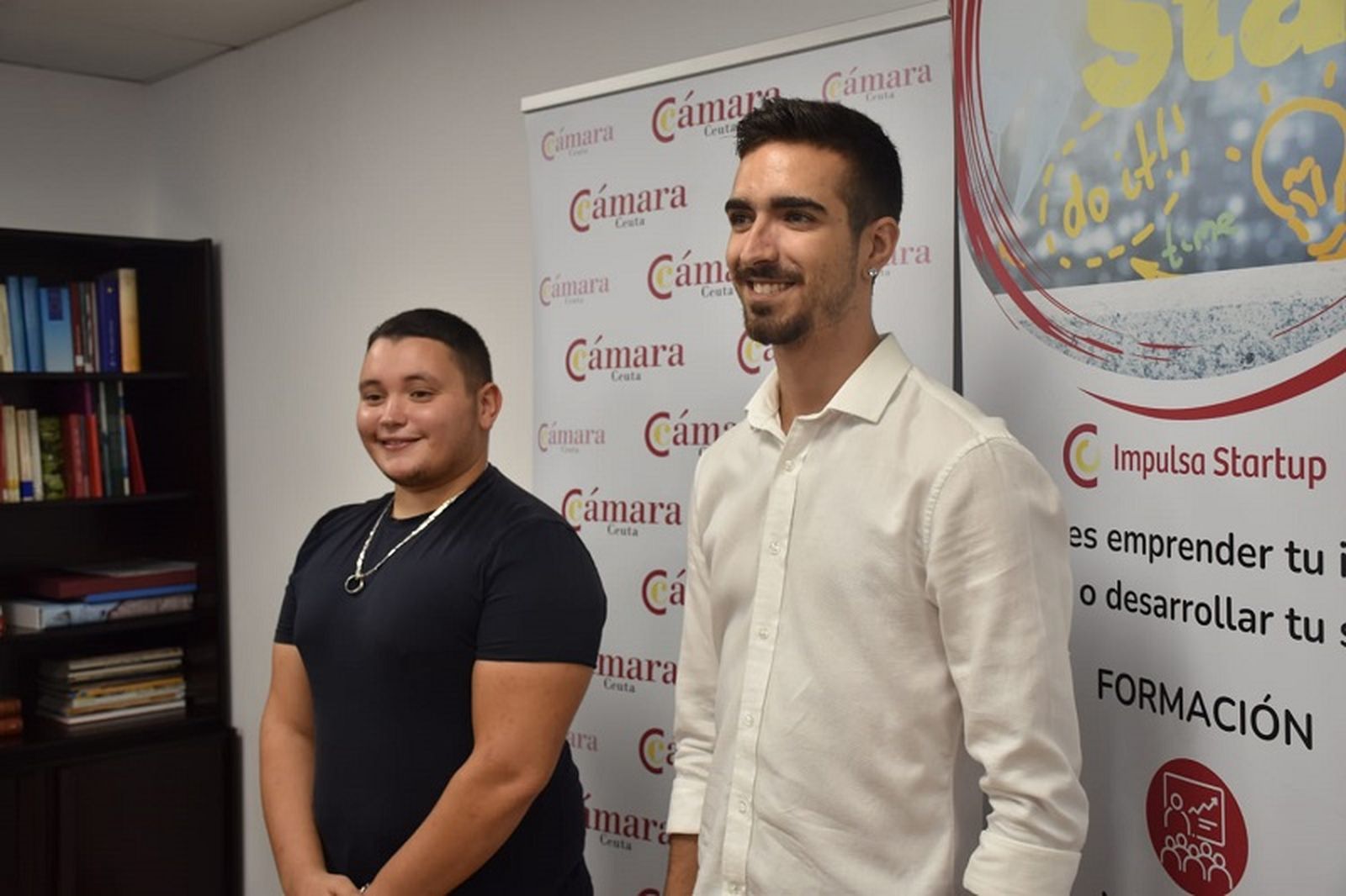 Abdeselam Mustafa y Jorge Muñoz./ FOTO NICOL'S