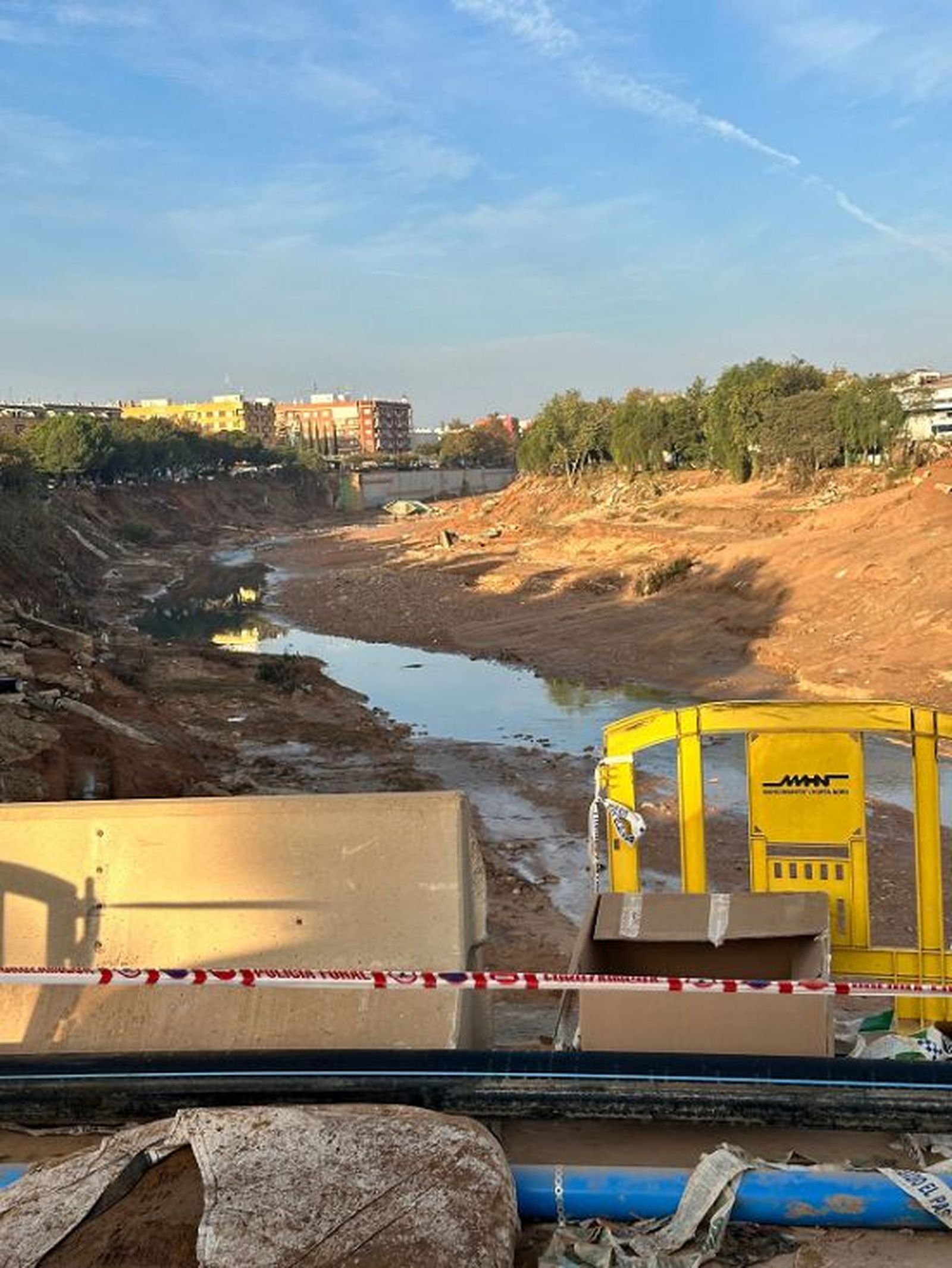 Zona de Valencia afectada por la DANA./ FOTO CEDIDA