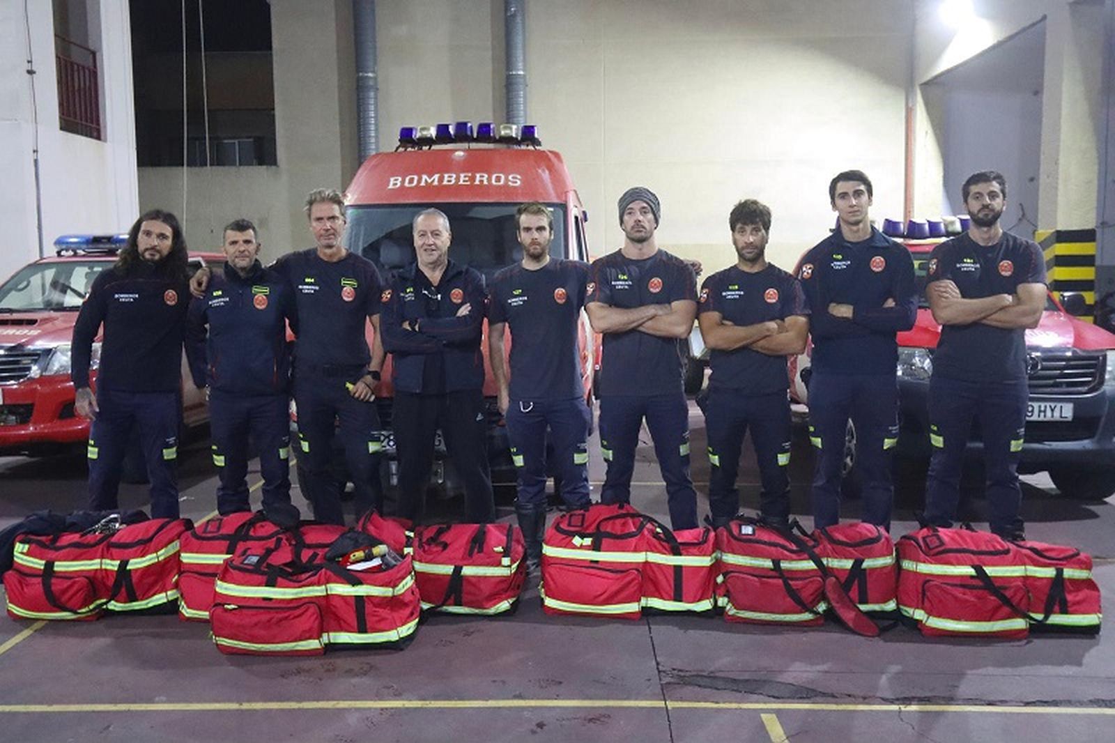 El equipo de bomberos de Ceuta voluntario para ayudar en la catástrofe de la DANA | FOTO REDUAN