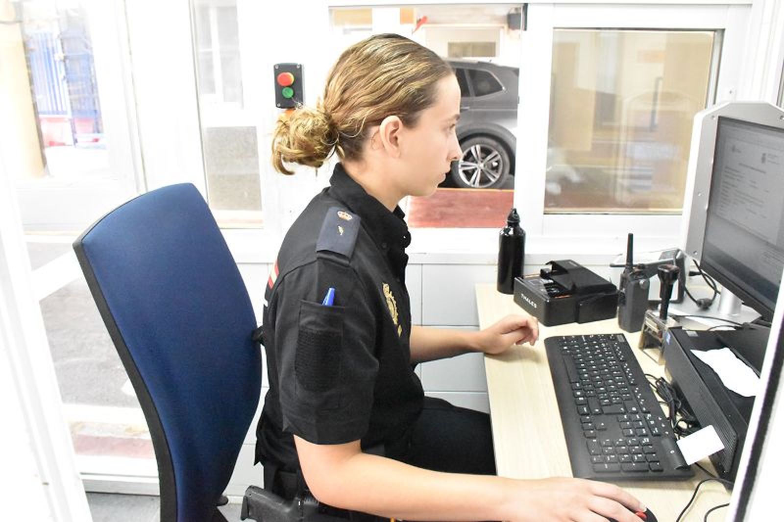 Laura Chamizo, agente en prácticas./ FOTO NICOL'S