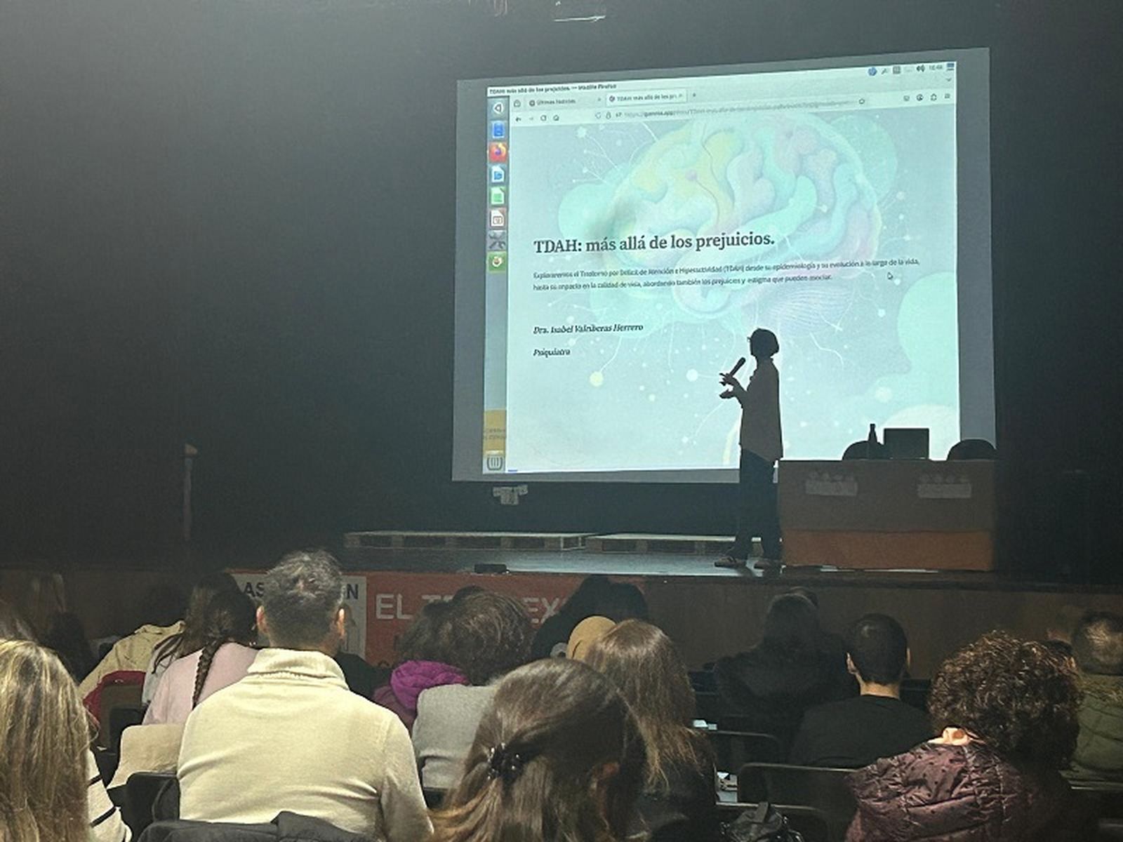 Isabel Valriberas durante su ponencia en el Abyla. / FOTO G.S.