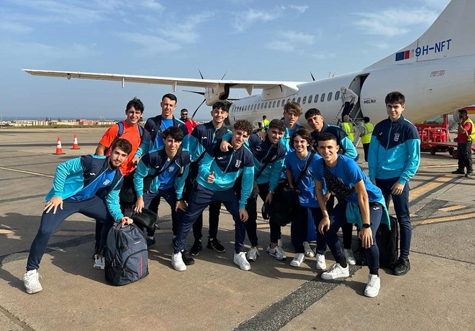 La expedición caballa, este viernes camino de la ciudad hermana. / FOTO cedida