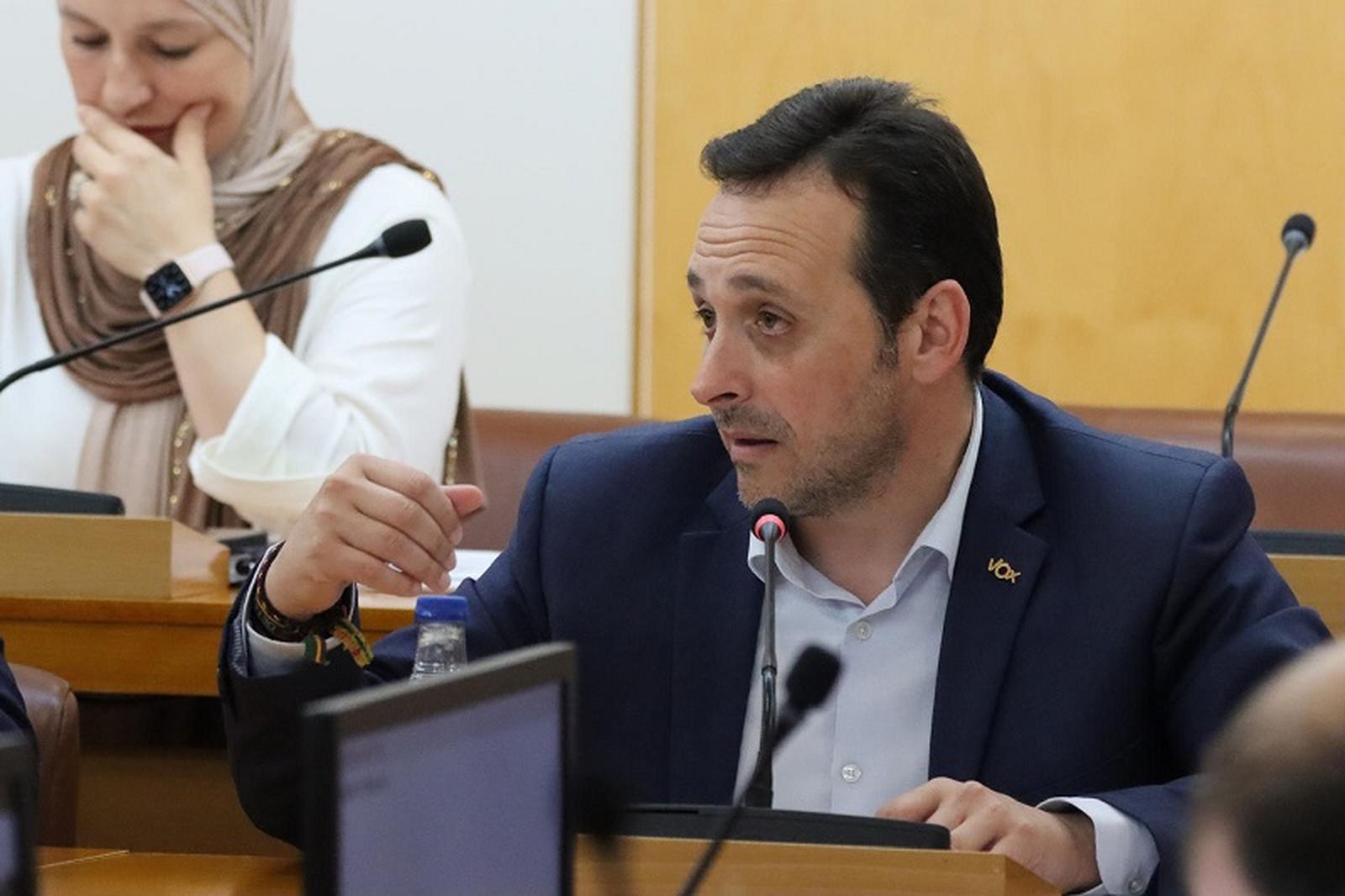 El líder de Vox, Juan Sergio Redondo. / FOTO REDUAN