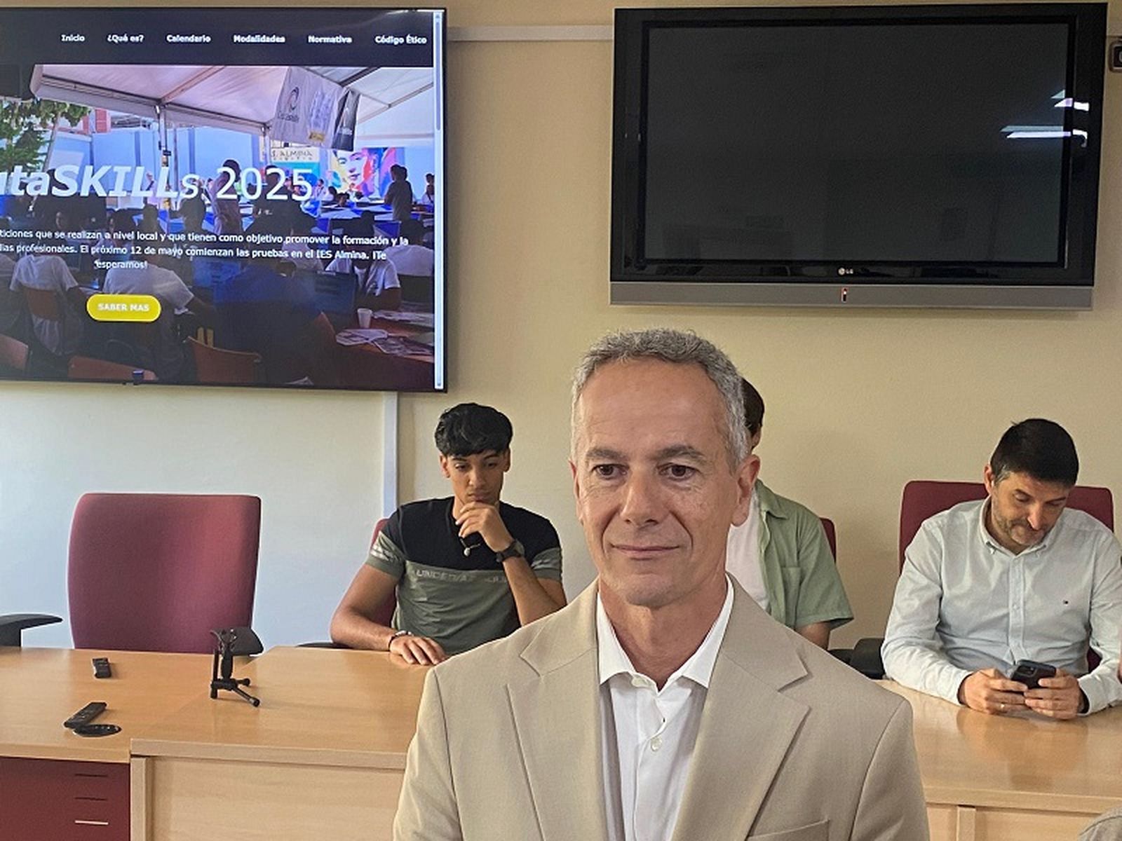 Presentación de la web Ceuta Skills 2025. / FOTO S.C.