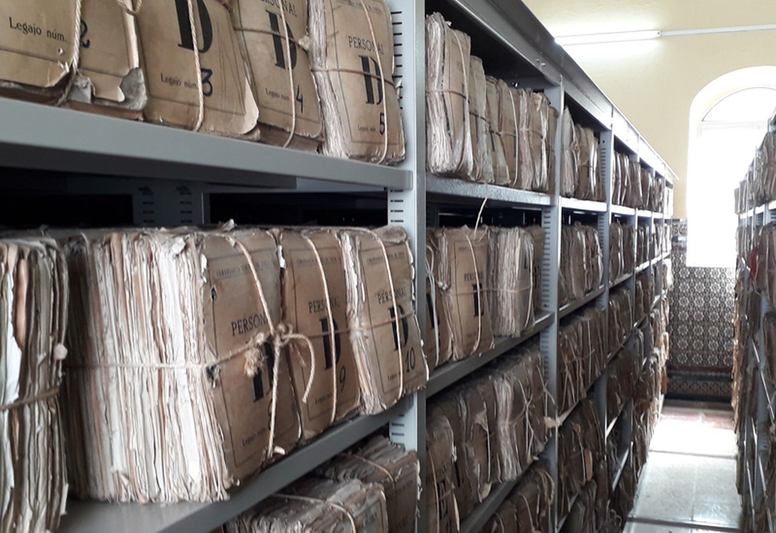 Depósito nº 1 del Archivo Intermedio Militar de Ceuta. / FOTO CEDIDA