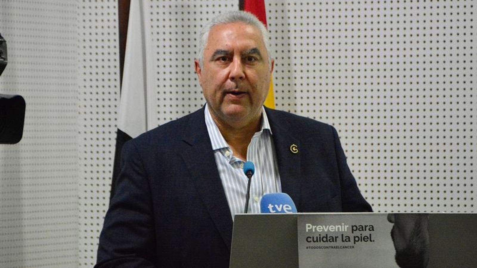 El presidente de la AECC en Ceuta, Jesús María Ferreiro./ FOTO E.P.