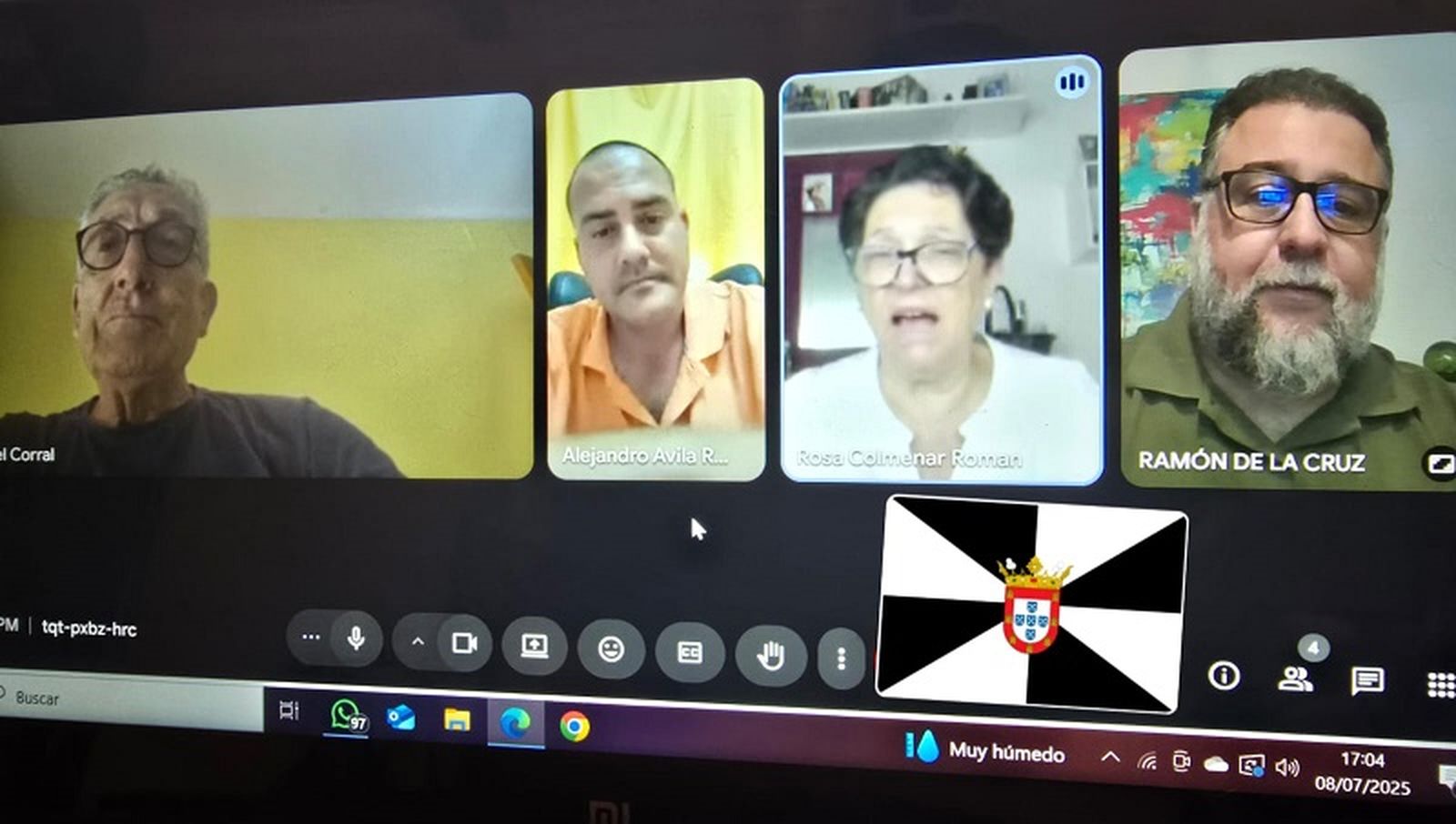 Reunión virtual. / FOTO CEDIDA