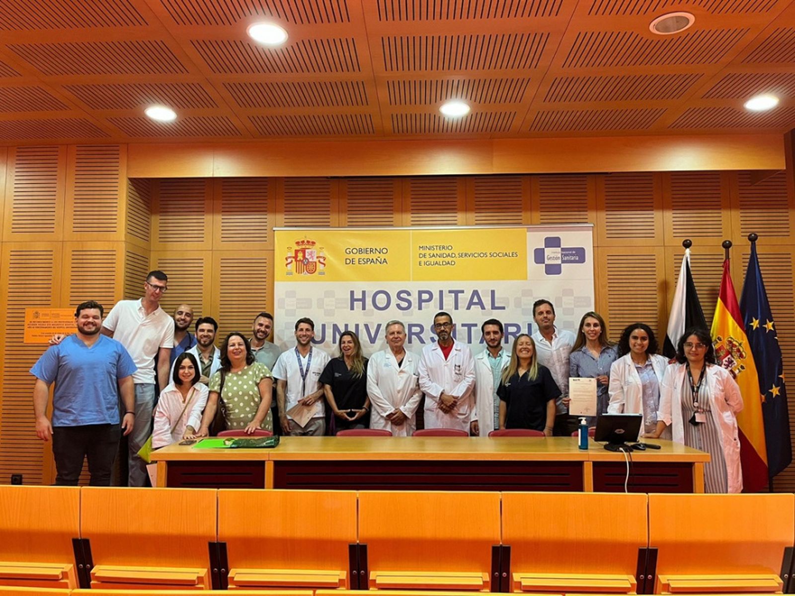 Acto de despedida. / FOTO CEDIDA